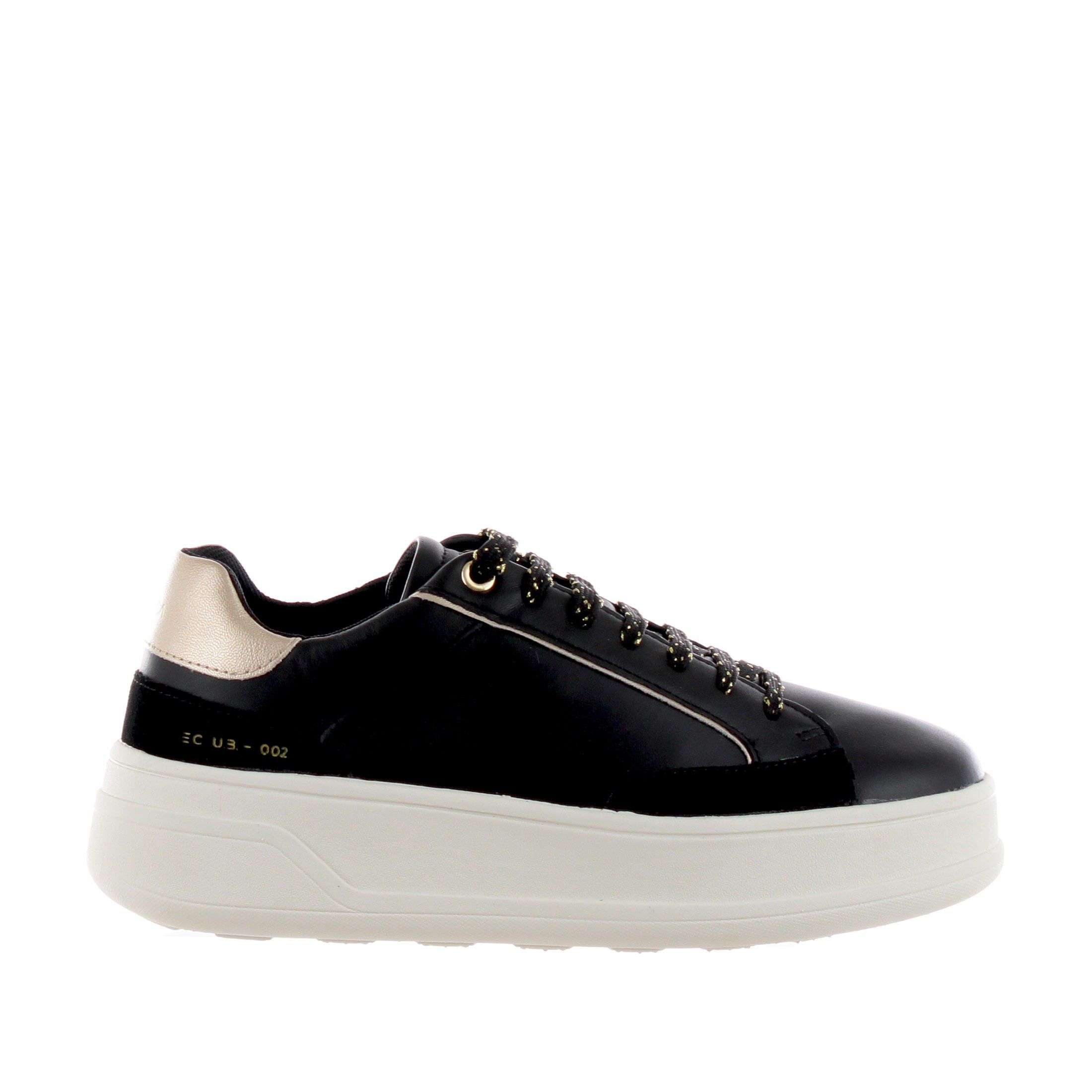 Geox sneaker spherica ecub-2 e in pelle da donna
