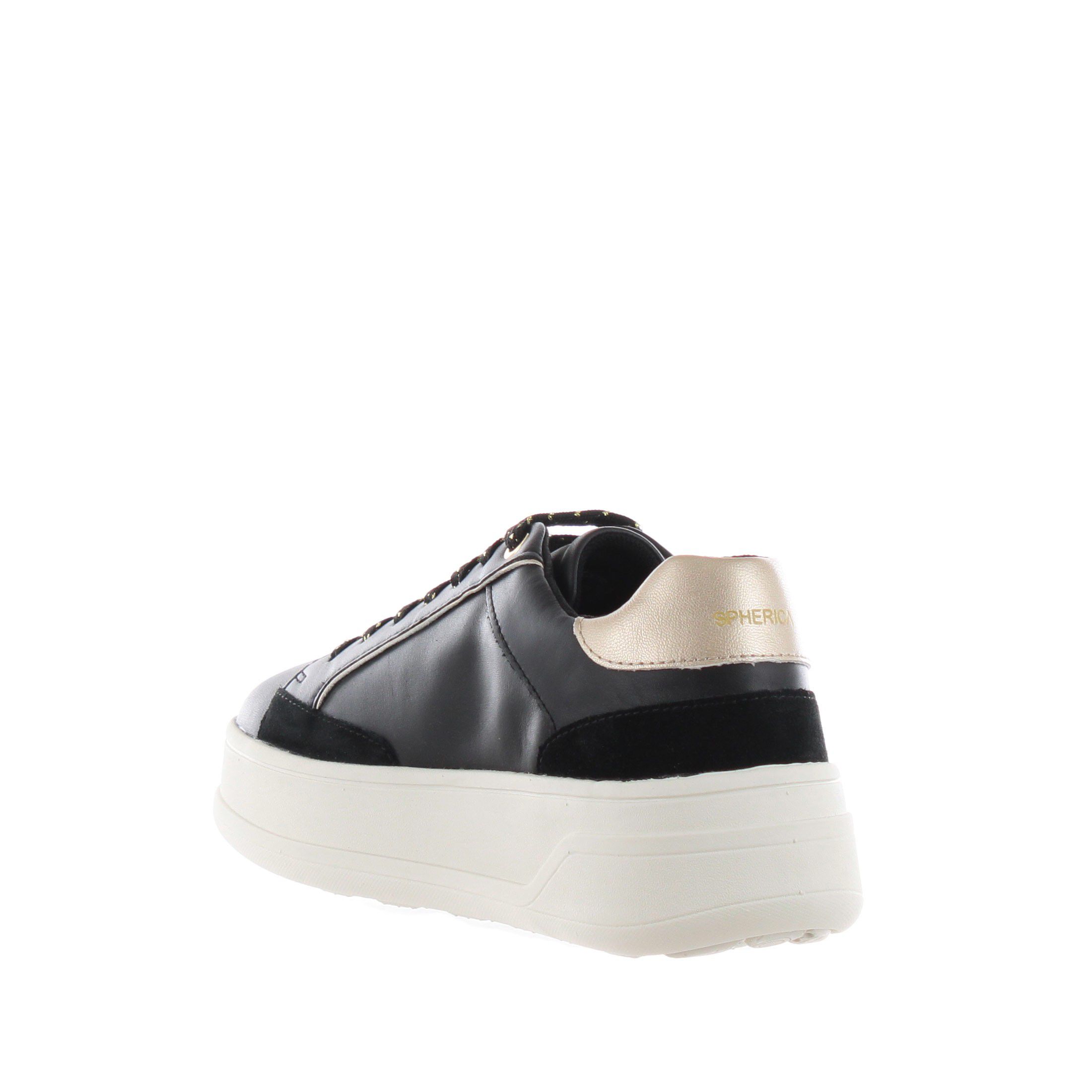 Geox sneaker spherica ecub-2 e in pelle da donna
