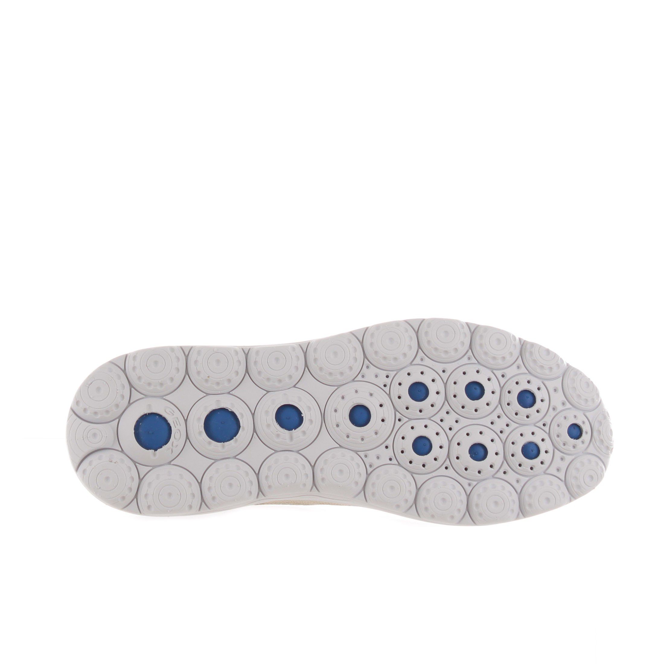 Geox sneaker spherica in maglia e pelle da uomo