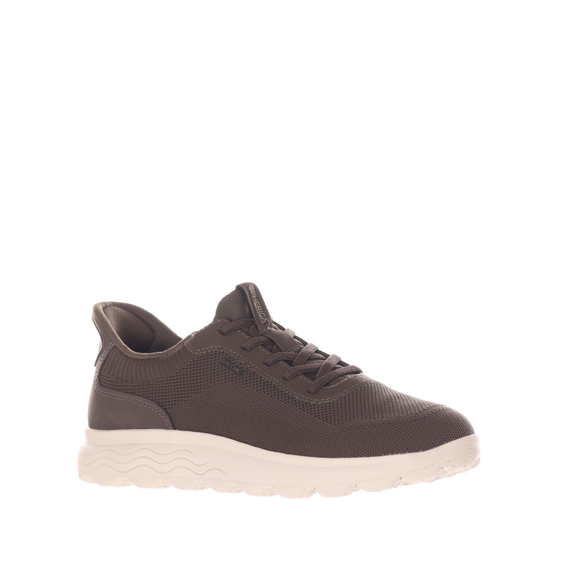Geox sneaker spherica plus in maglia e nabuck da uomo