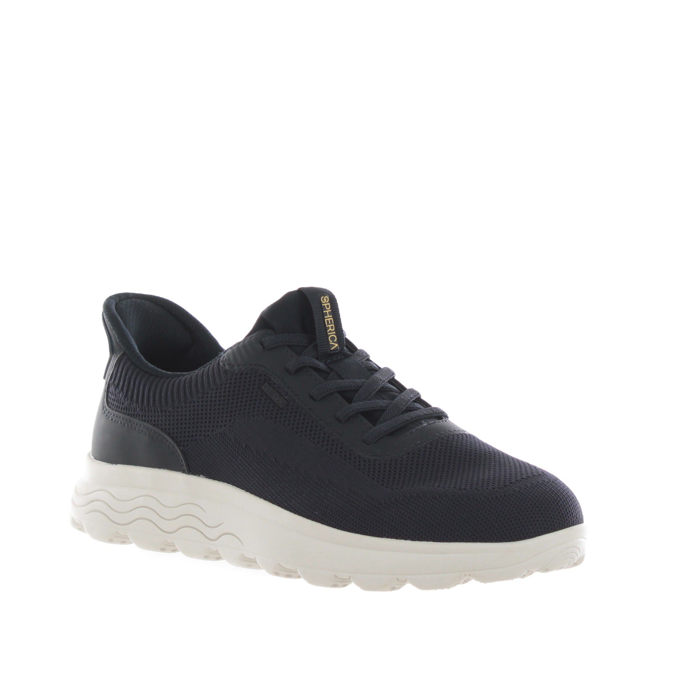 Geox sneaker spherica plus in maglia e nabuck da uomo
