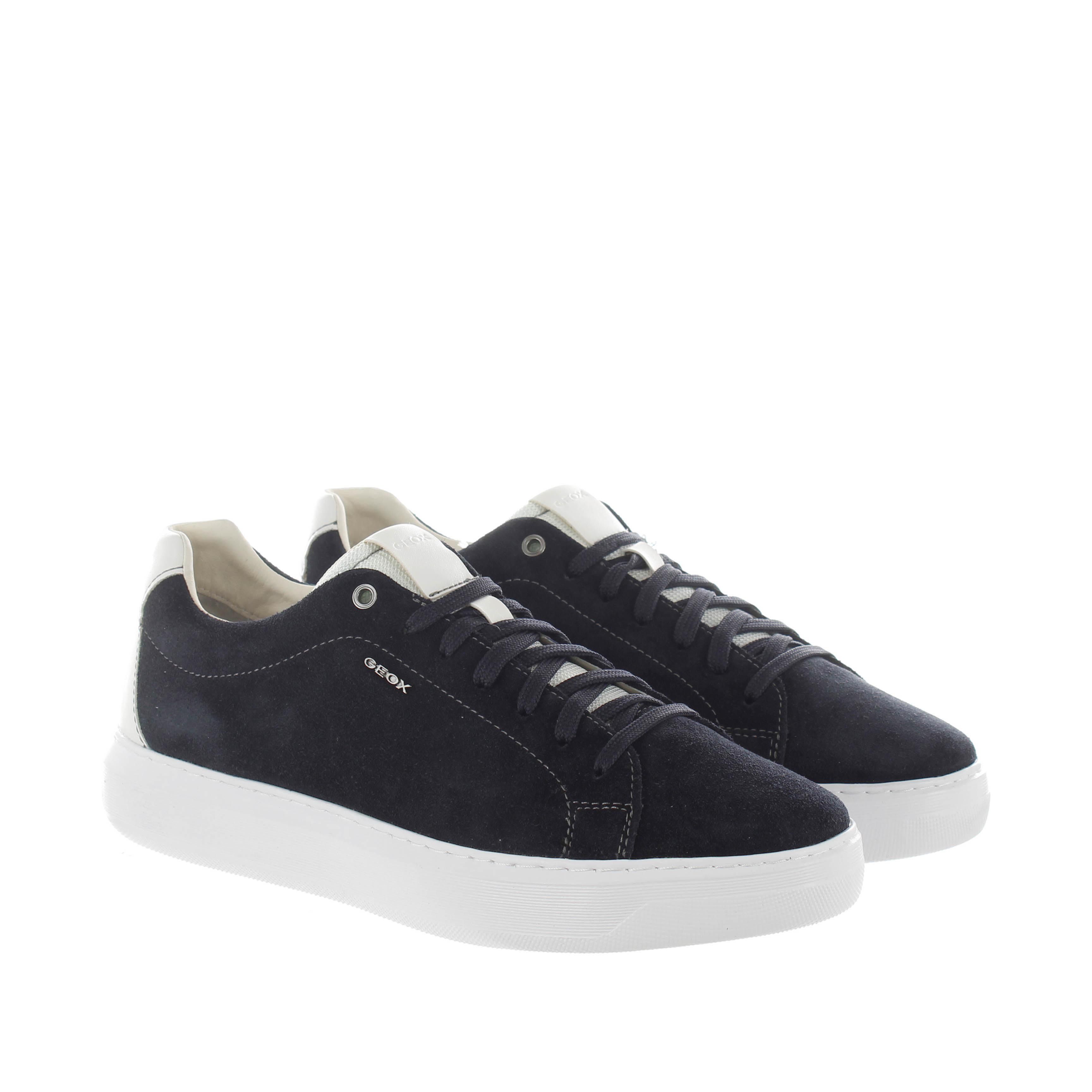 Geox sneakers deiven b in suede da uomo