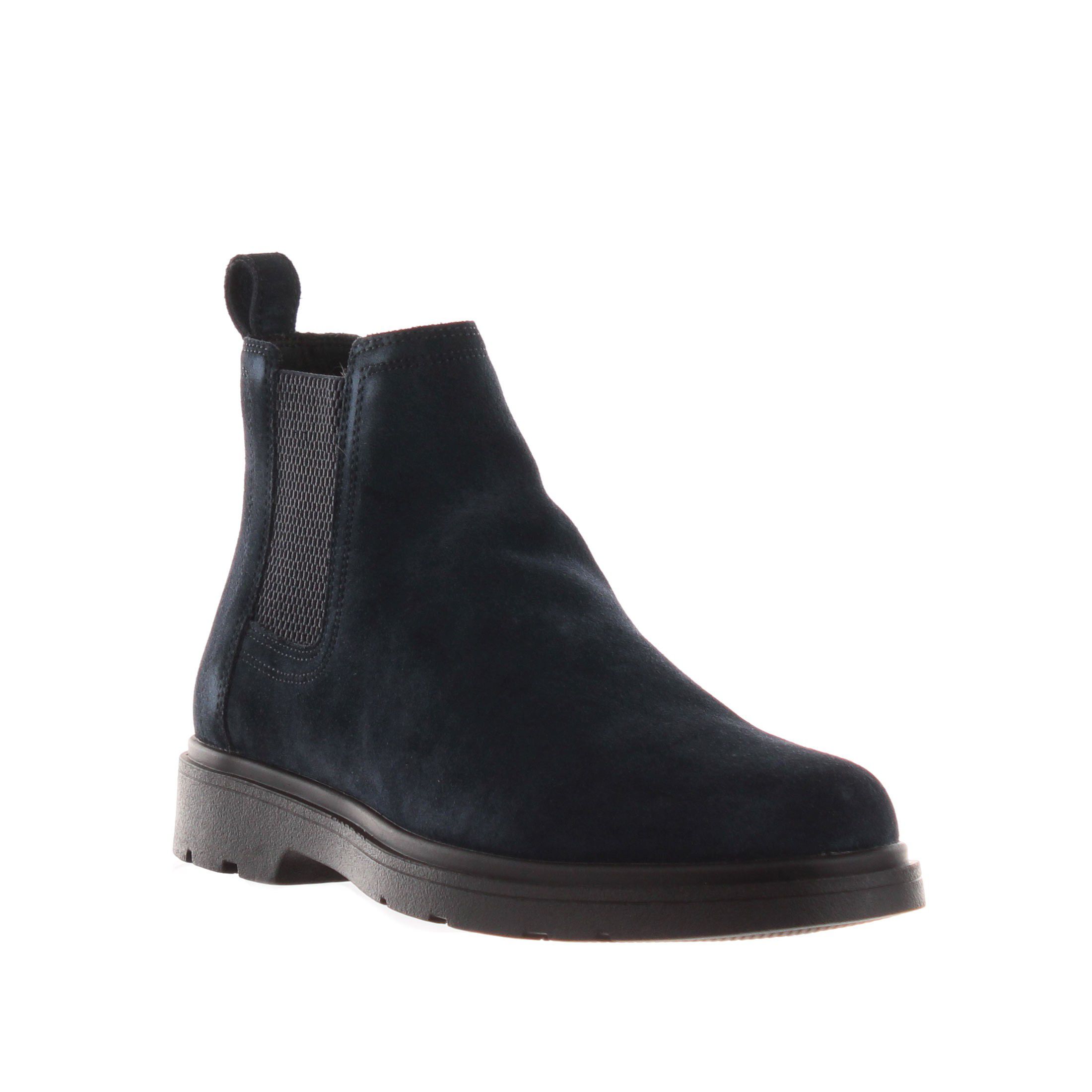 Geox stivaletto chelsea spherica ec1 c in camoscio da uomo