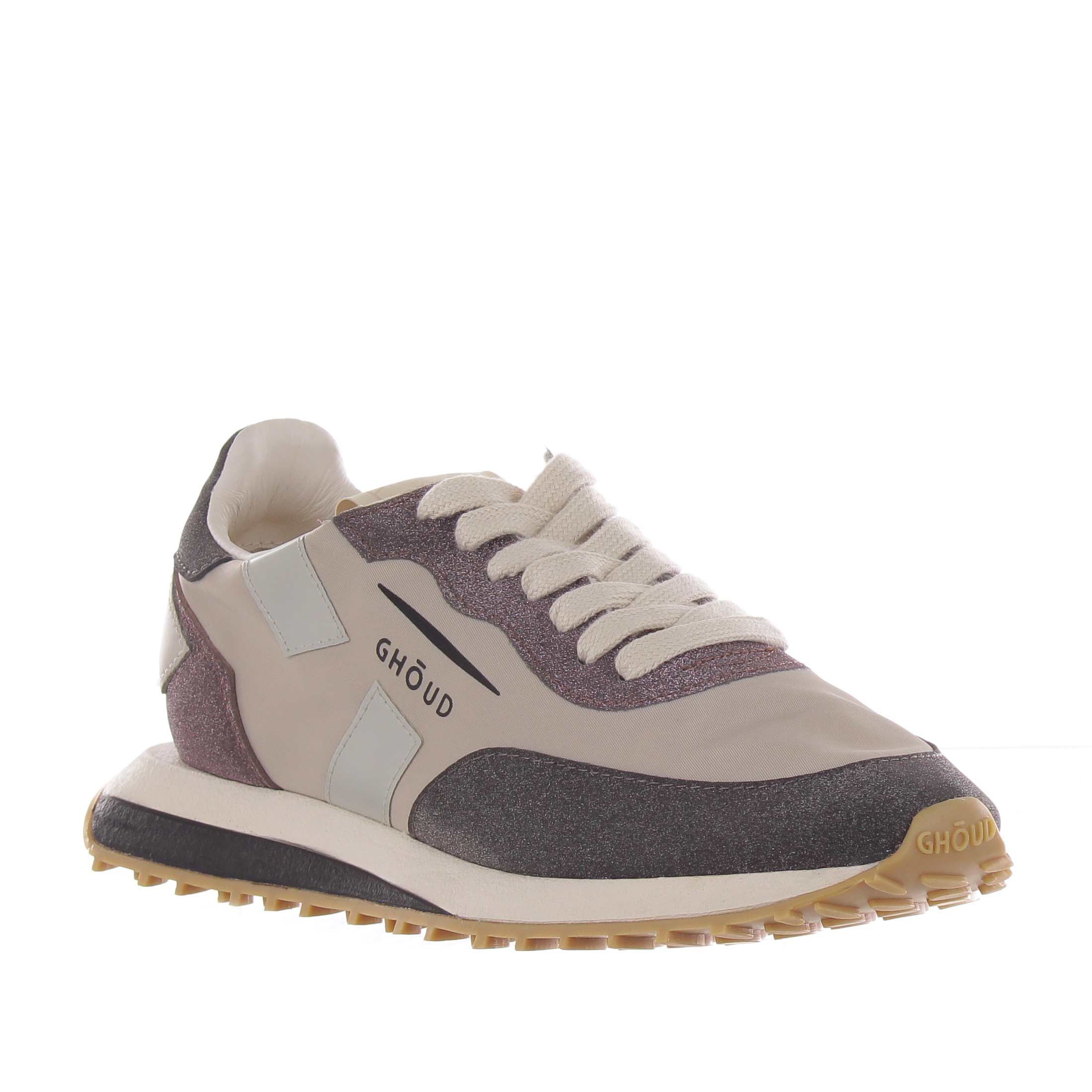 Ghoud sneaker rush starlight in nylon e glitter da donna
