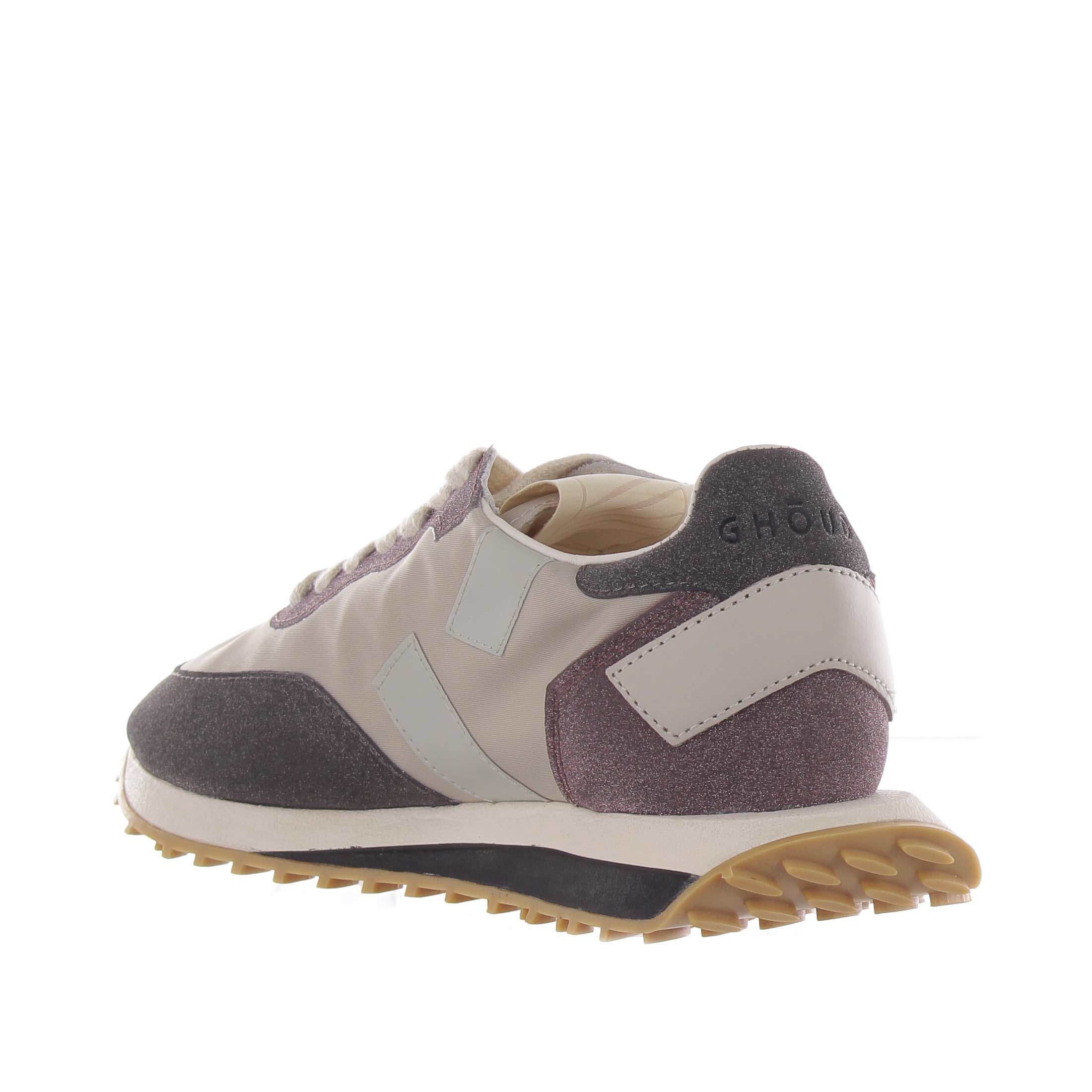 Ghoud sneaker rush starlight in nylon e glitter da donna