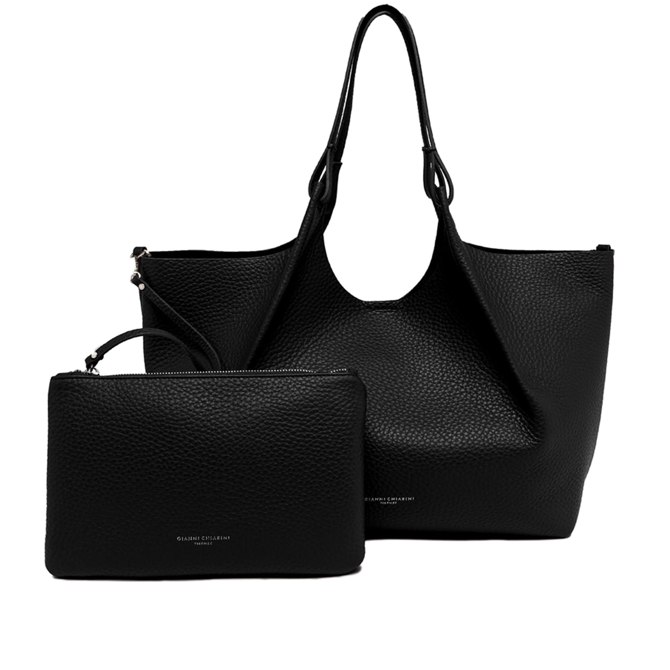 Gianni chiarini borsa a mano dua large in pelle da donna