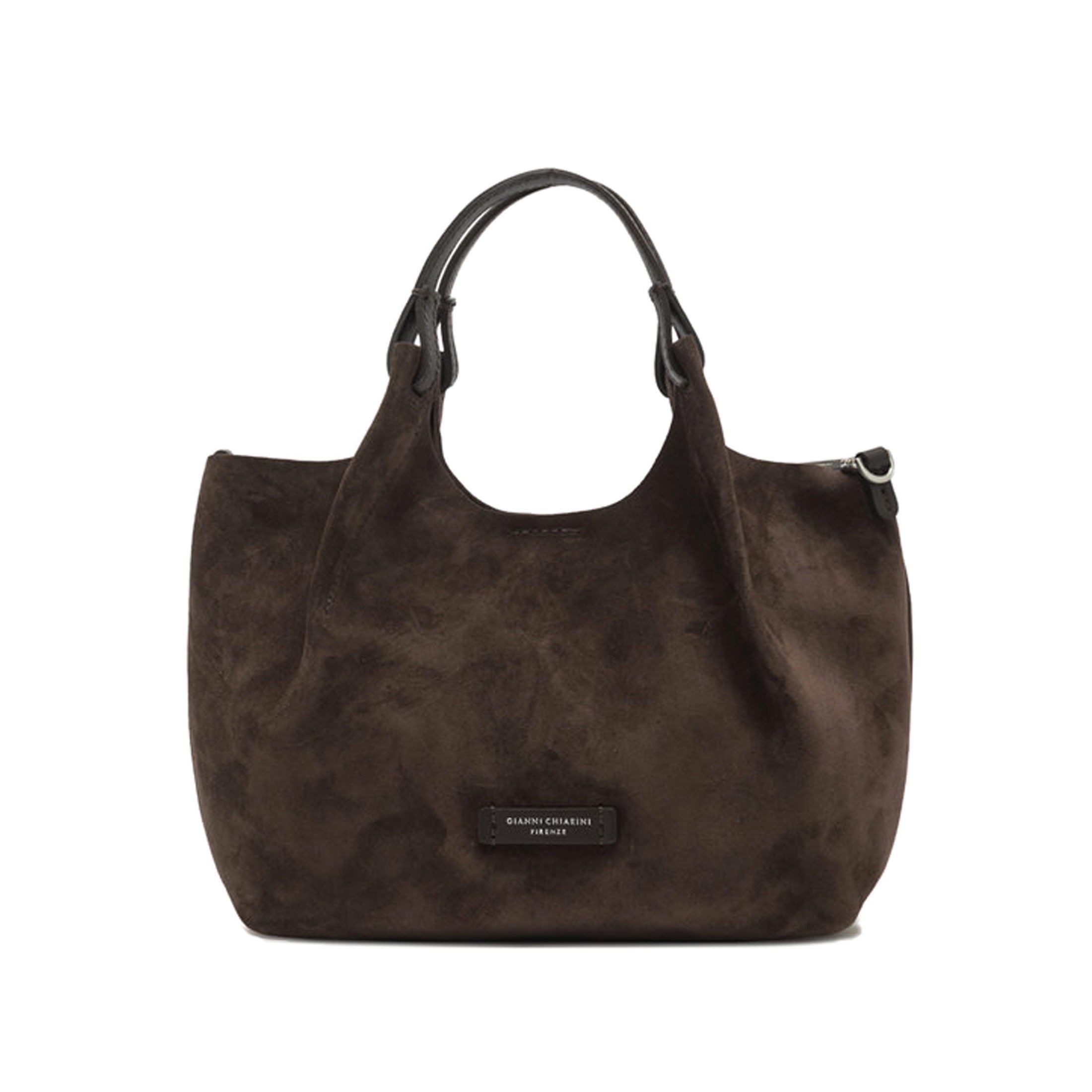 Gianni chiarini borsa a mano dua medium in camoscio da donna