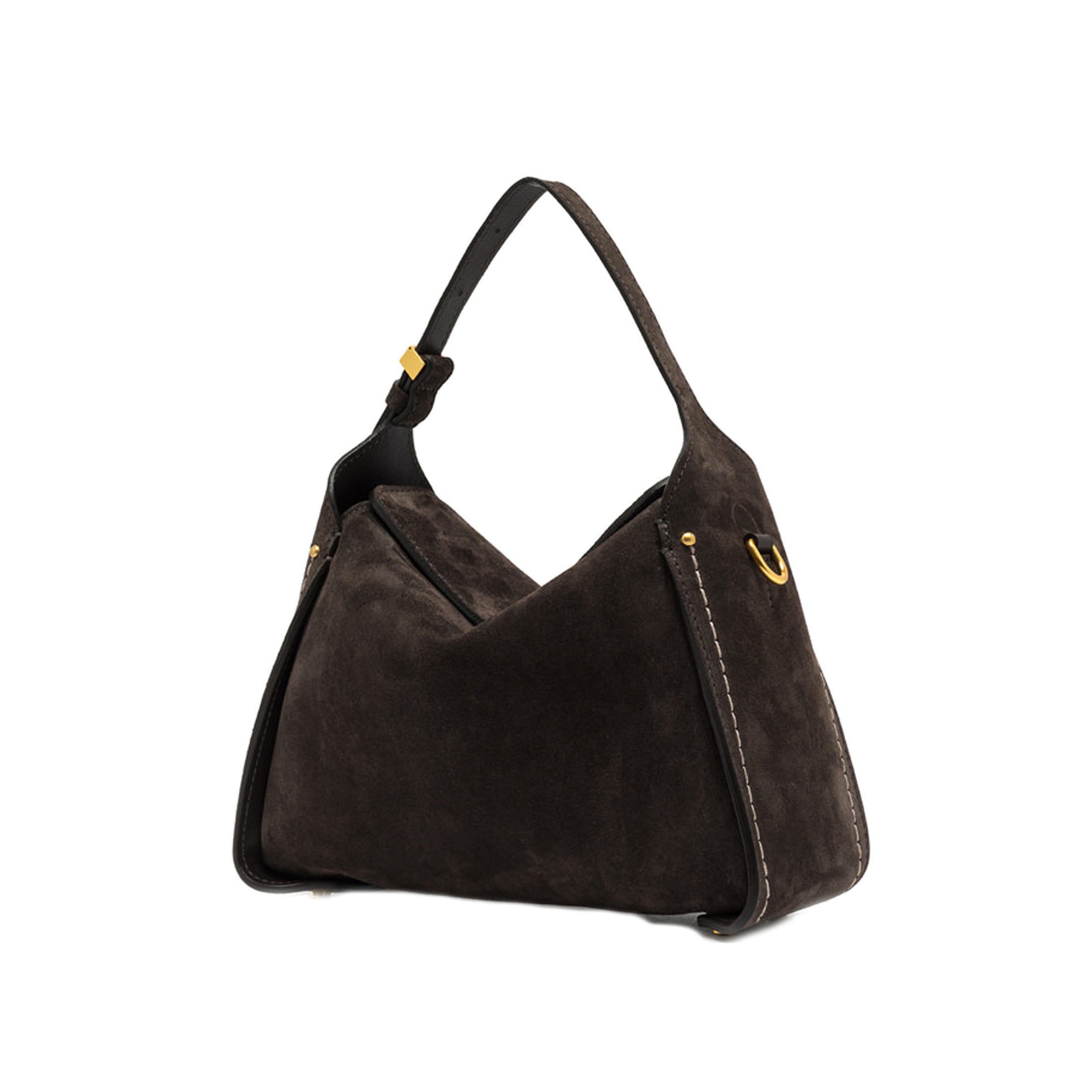 Gianni chiarini borsa a mano penelope small in camoscio da donna