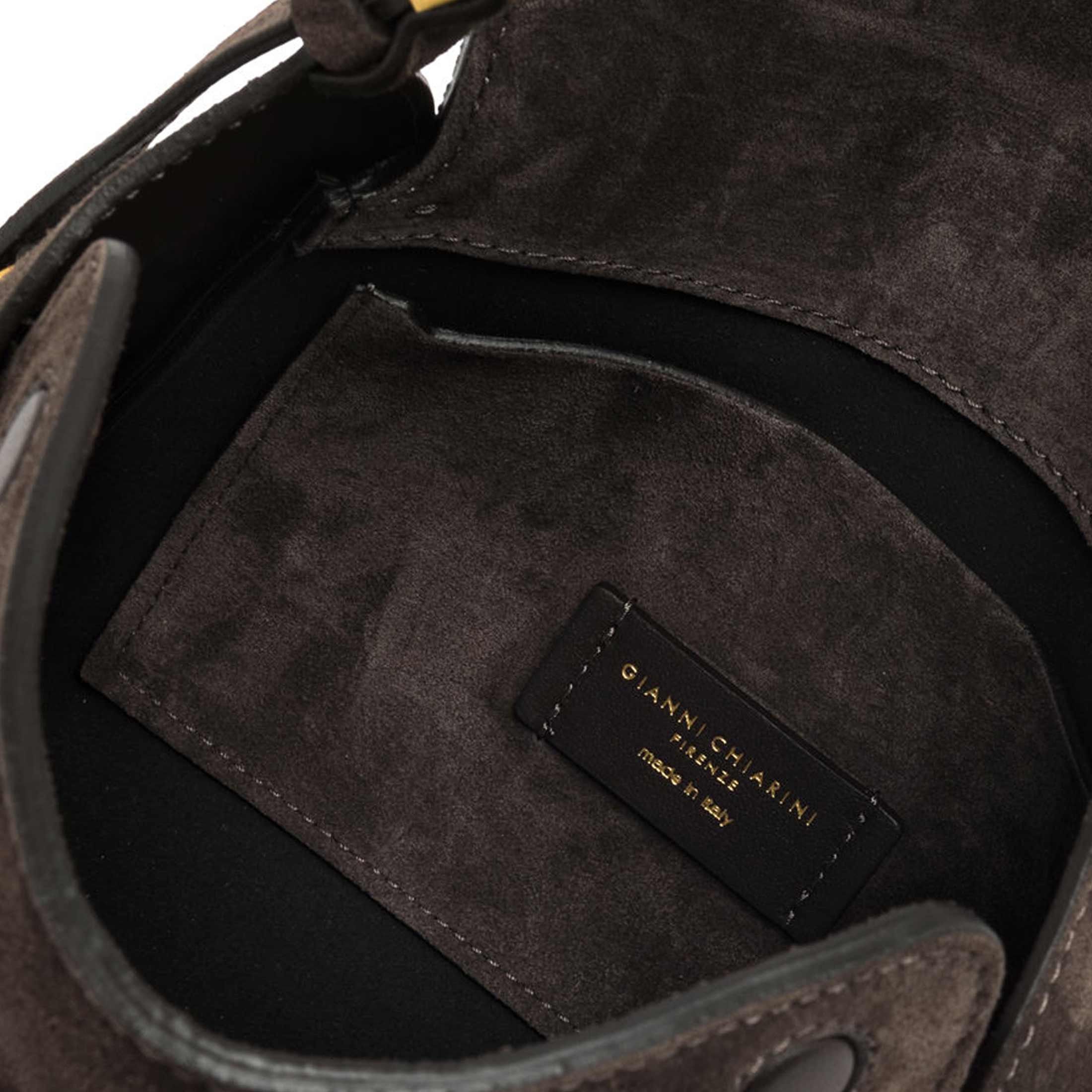 Gianni chiarini borsa a mano penelope small in camoscio da donna