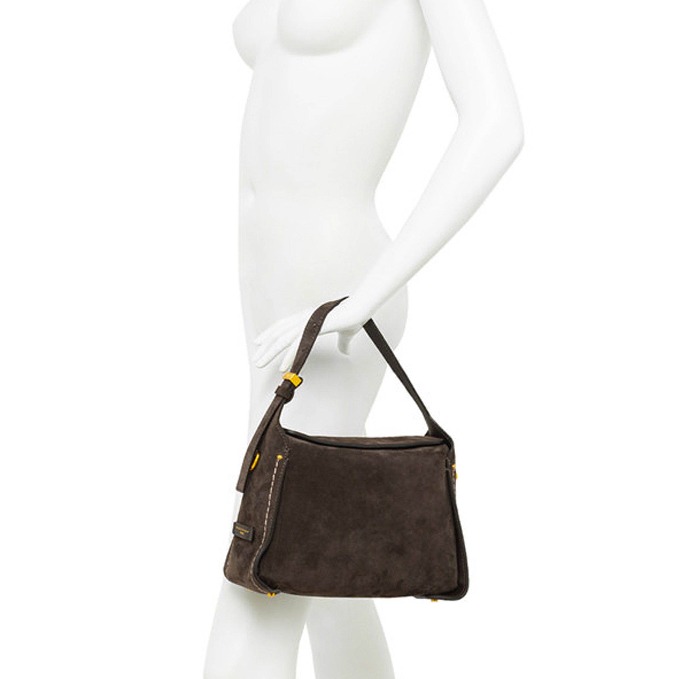 Gianni chiarini borsa a mano penelope small in camoscio da donna