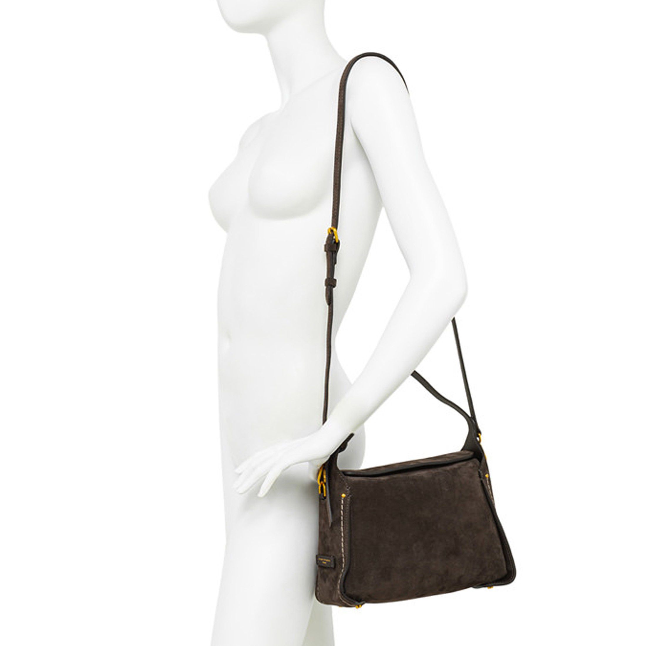 Gianni chiarini borsa a mano penelope small in camoscio da donna
