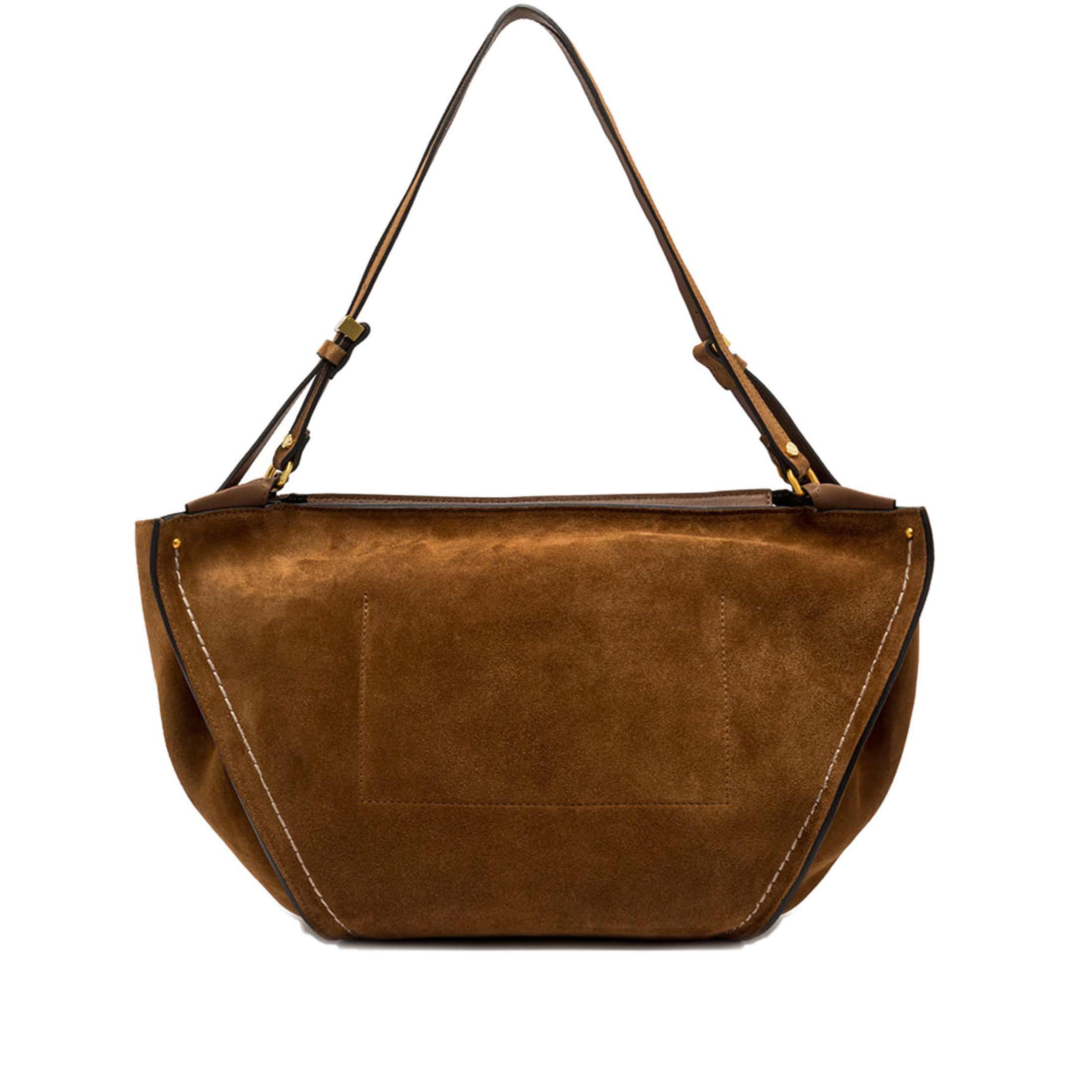 Gianni chiarini borsa a spalla bloom in camoscio  da donna