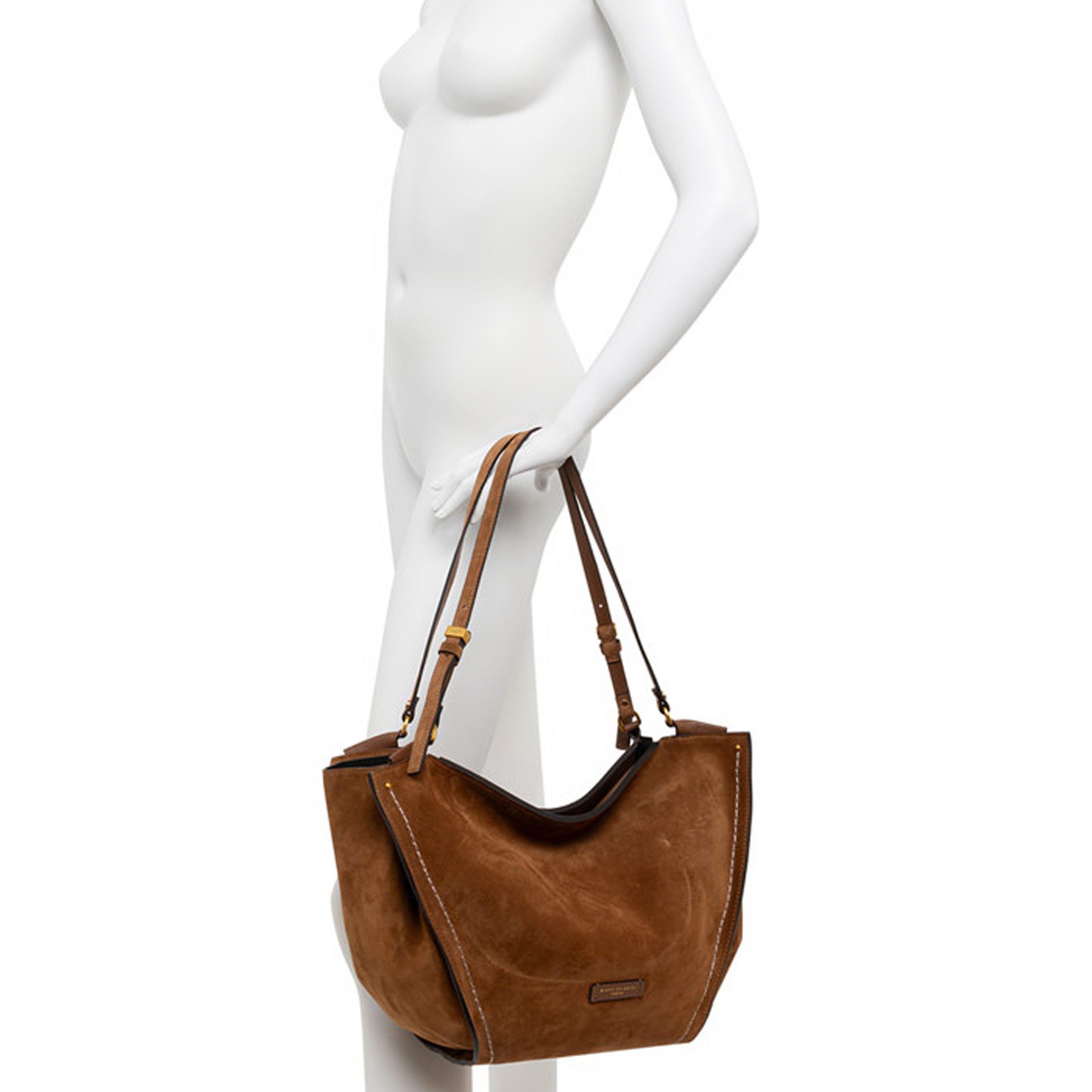 Gianni chiarini borsa a spalla bloom in camoscio  da donna