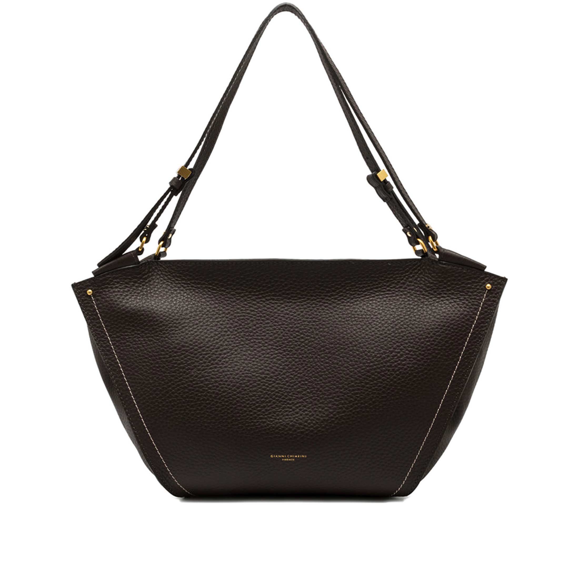 Gianni chiarini borsa a spalla bloom in pelle martellata da donna