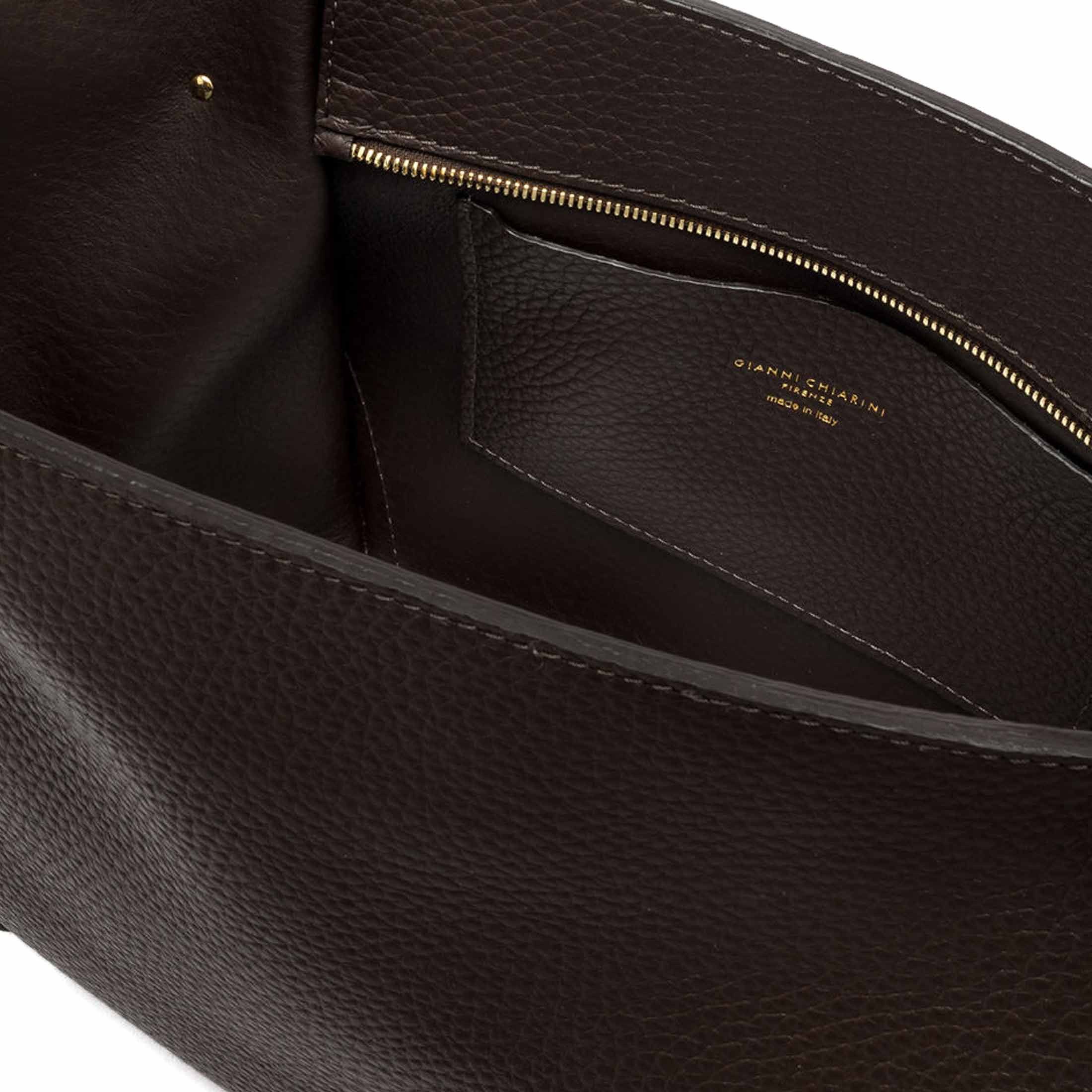 Gianni chiarini borsa a spalla bloom in pelle martellata da donna