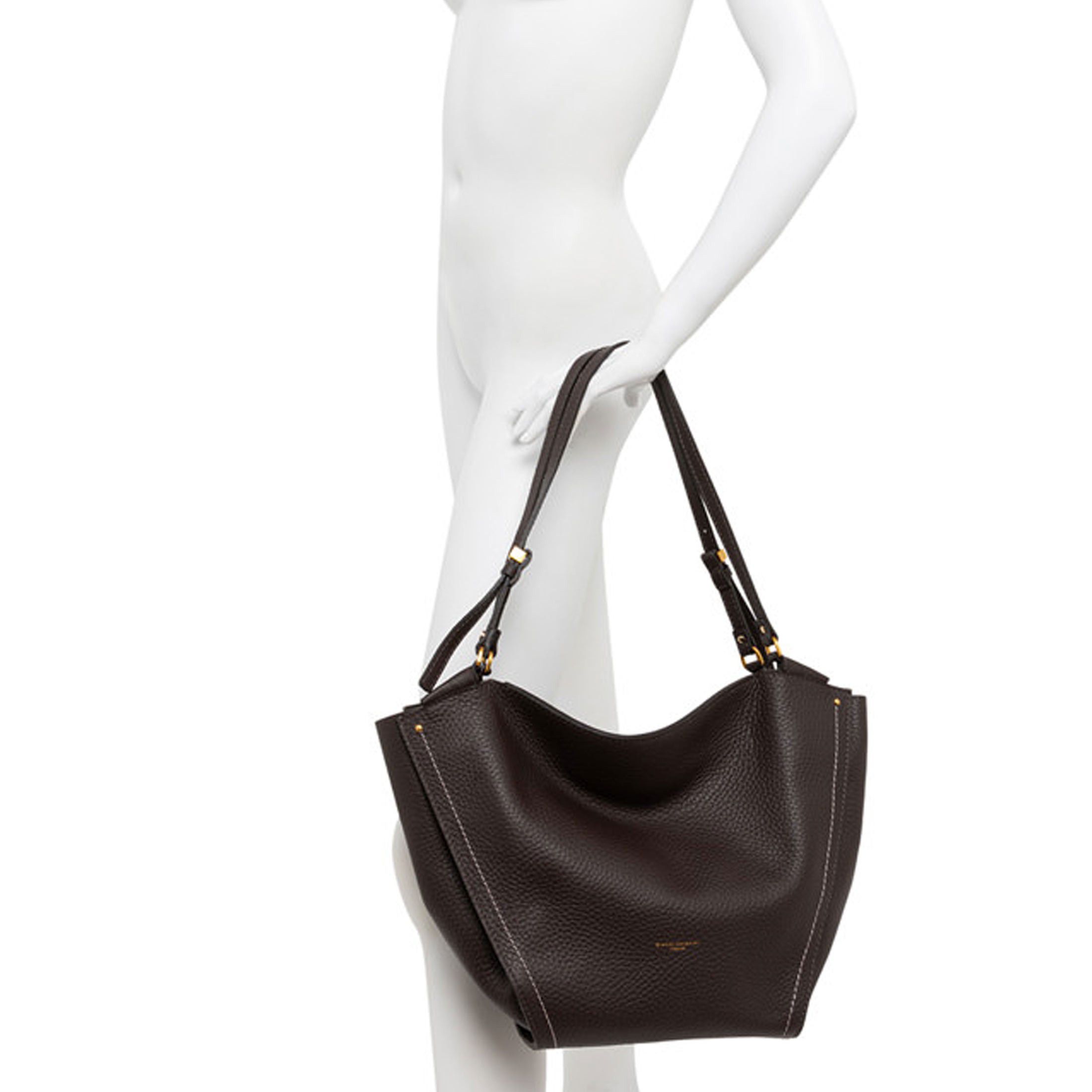 Gianni chiarini borsa a spalla bloom in pelle martellata da donna