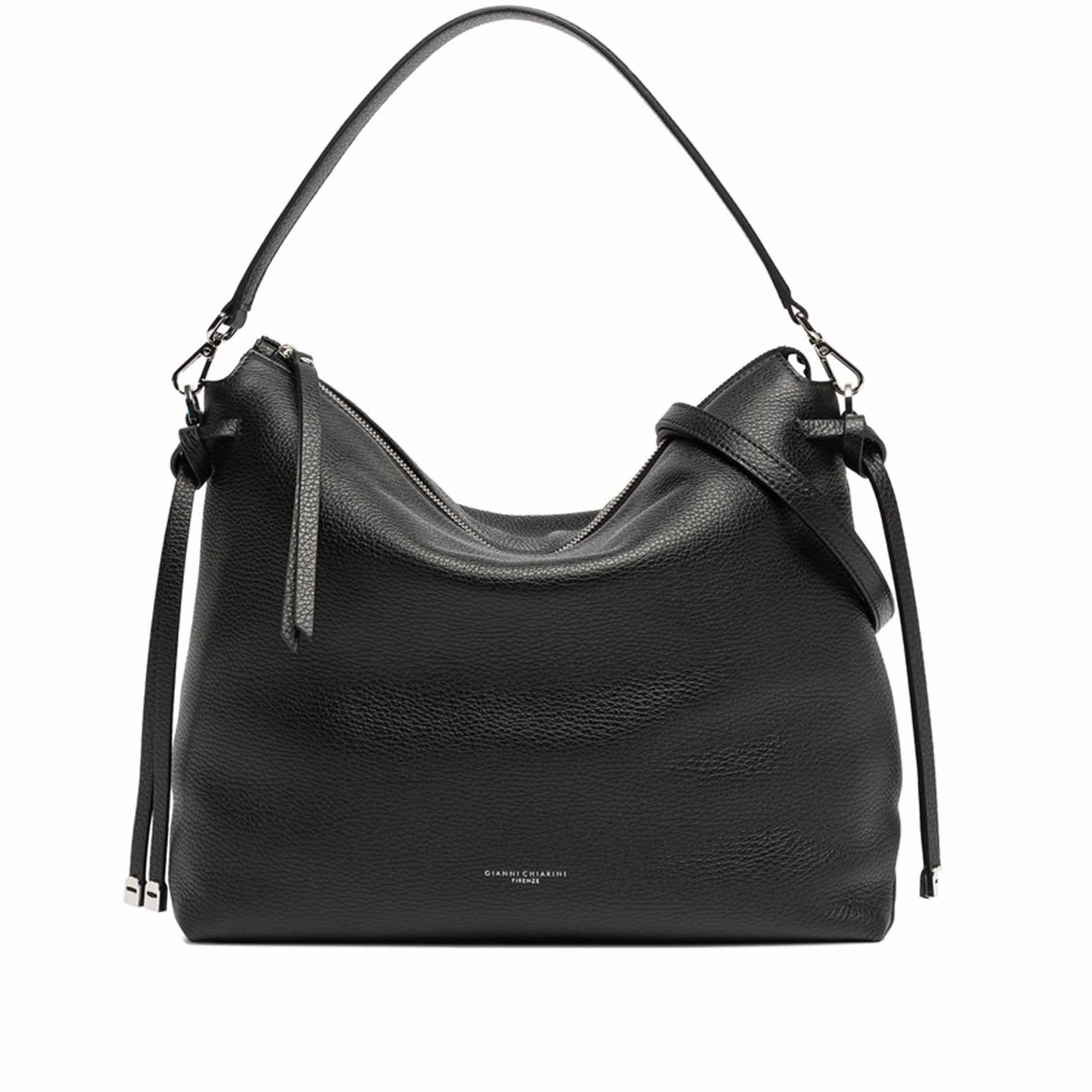 Gianni chiarini borsa a spalla brina in pelle da donna