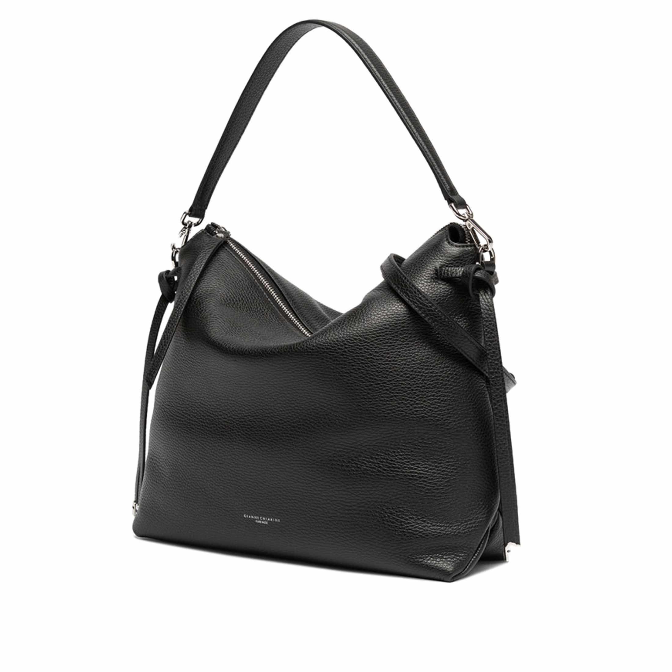 Gianni chiarini borsa a spalla brina in pelle da donna