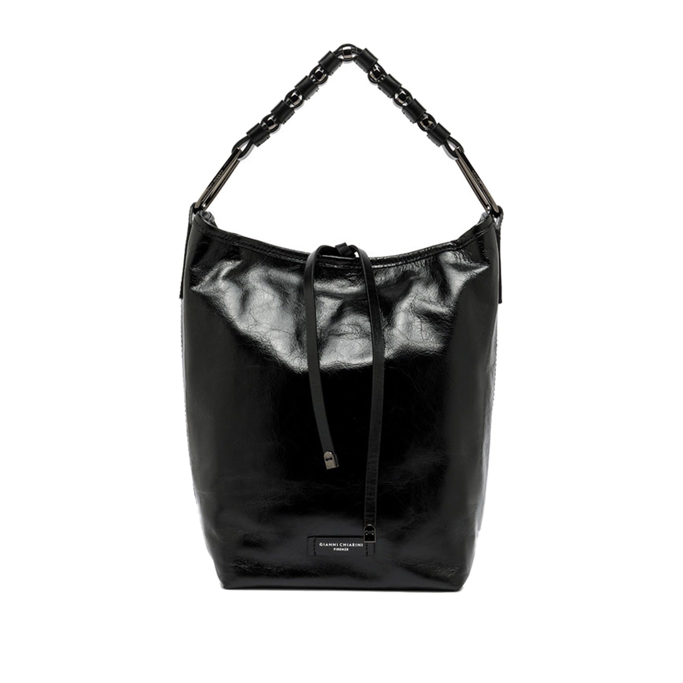 Gianni chiarini borsa a spalla eliana in pelle lucida da donna