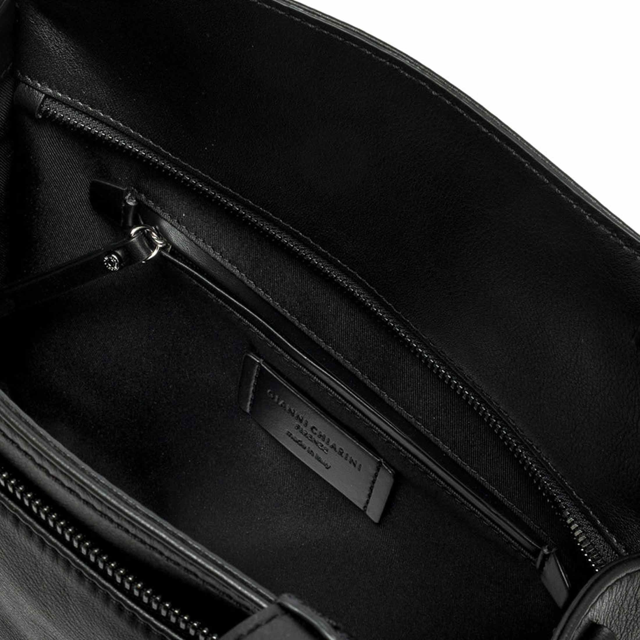Gianni chiarini borsa a spalla janis in pelle martellata da donna