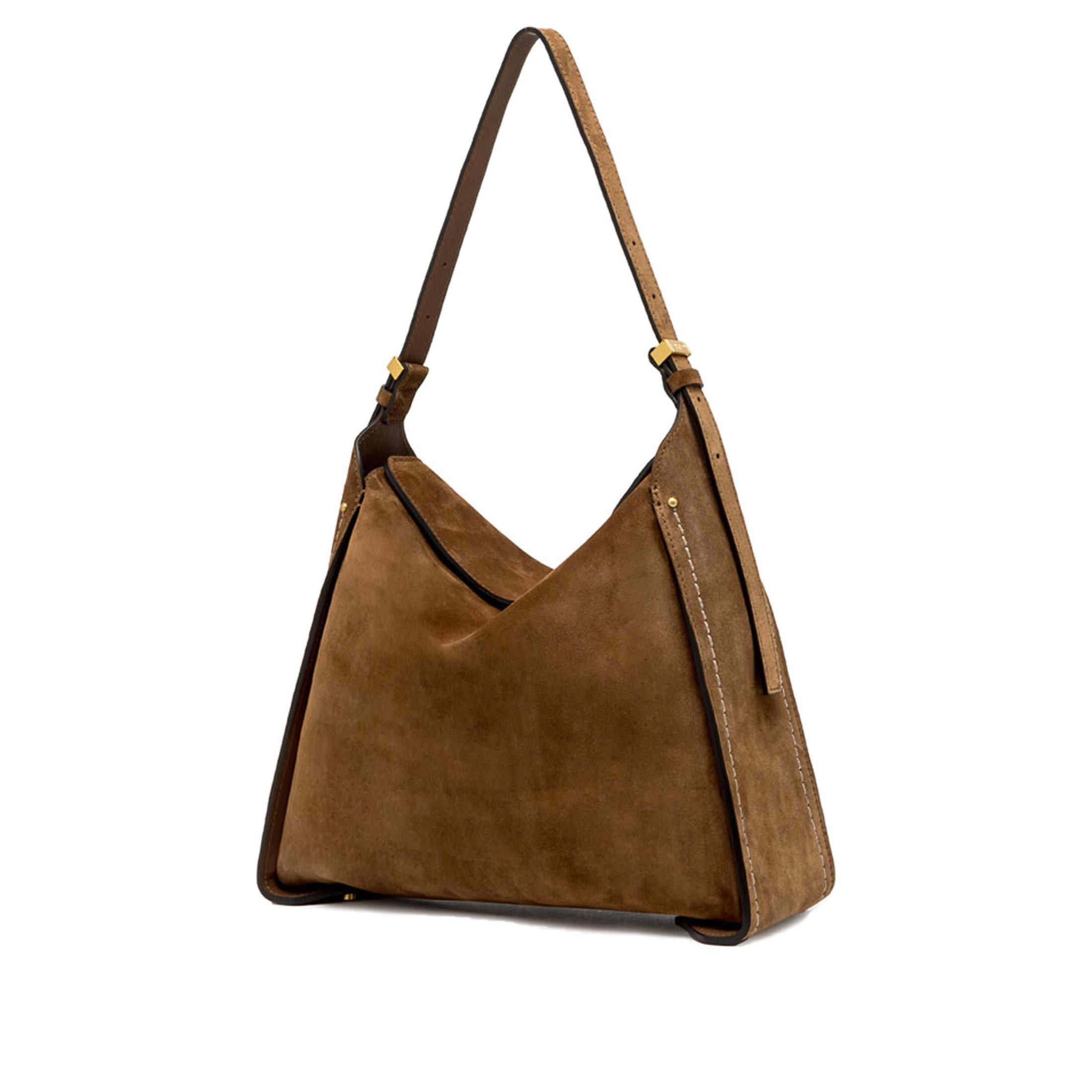 Gianni chiarini borsa a spalla penelope in camoscio da donna