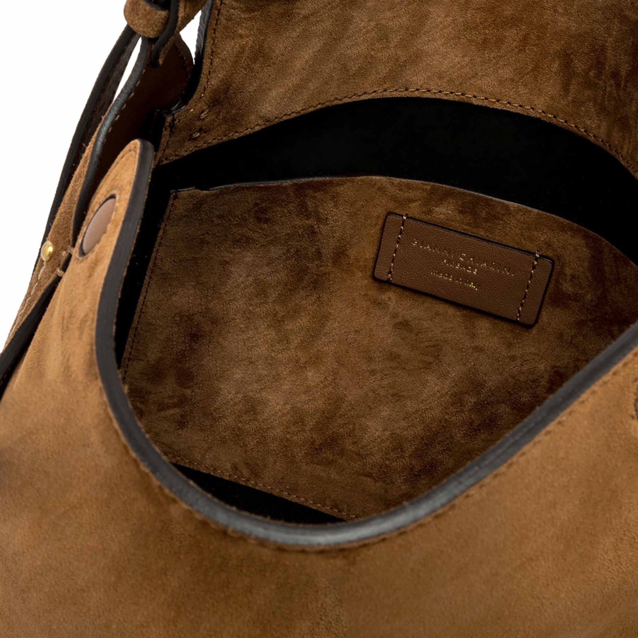 Gianni chiarini borsa a spalla penelope in camoscio da donna