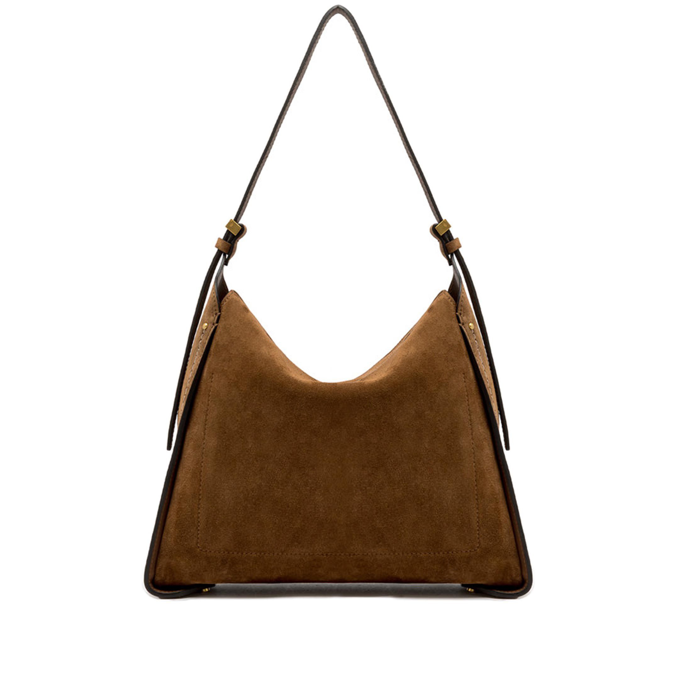 Gianni chiarini borsa a spalla penelope in camoscio da donna