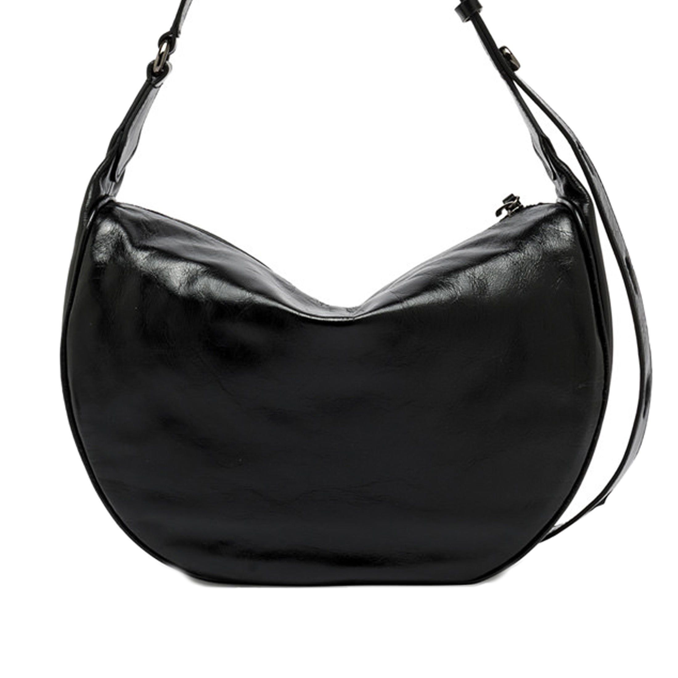 Gianni chiarini borsa a tracolla charlotte large in pelle lucida da donna