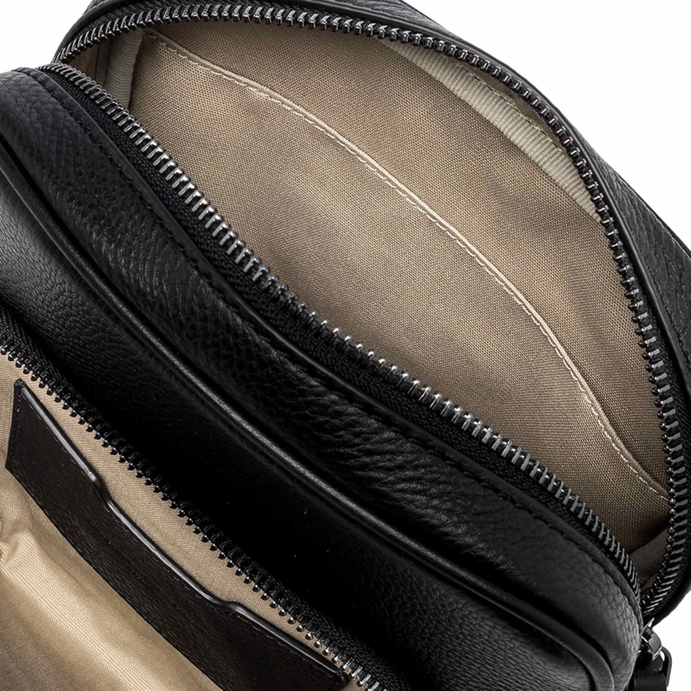 Gianni chiarini borsa a tracolla florence in pelle martellata da uomo