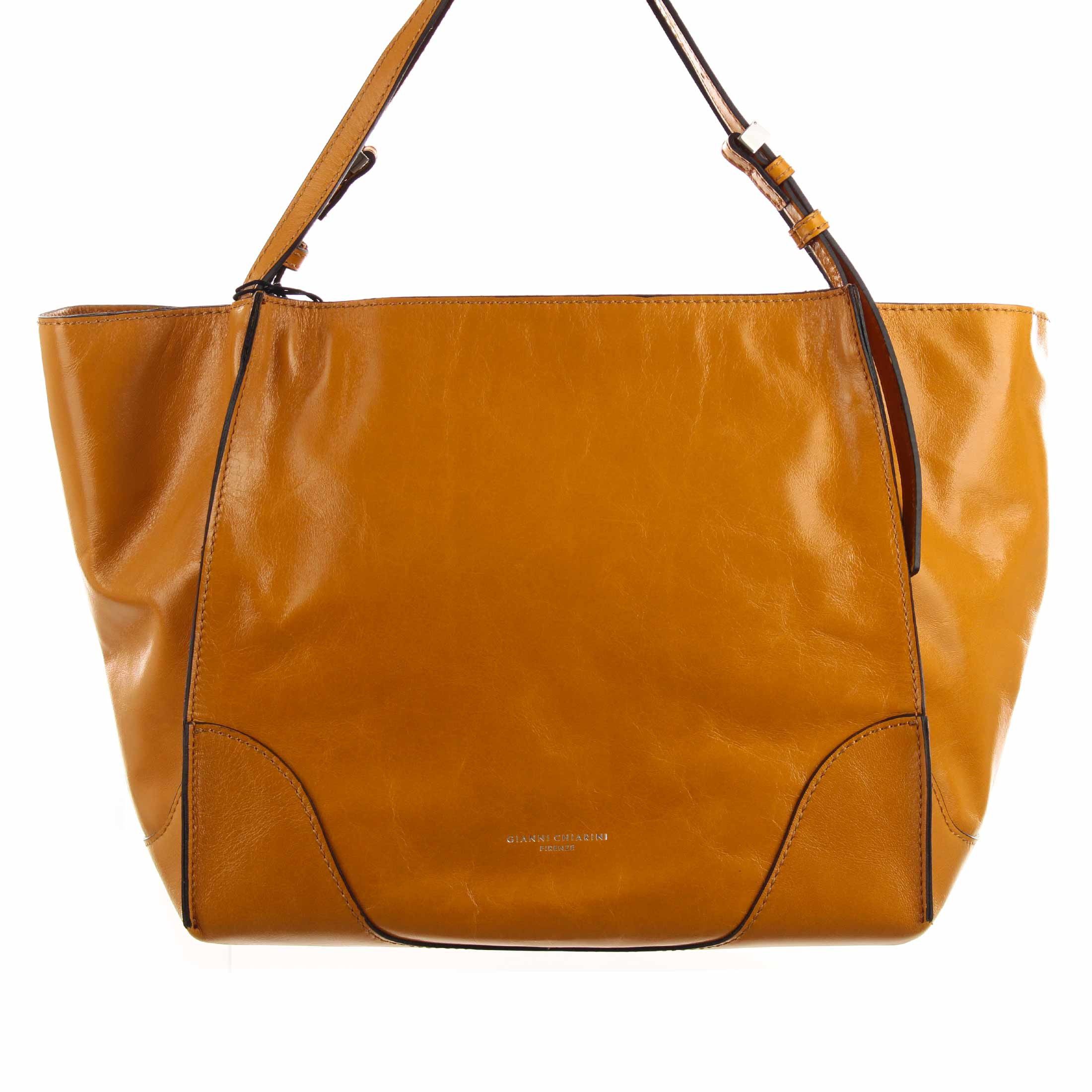 Gianni chiarini borsa merida in pelle lucida da donna
