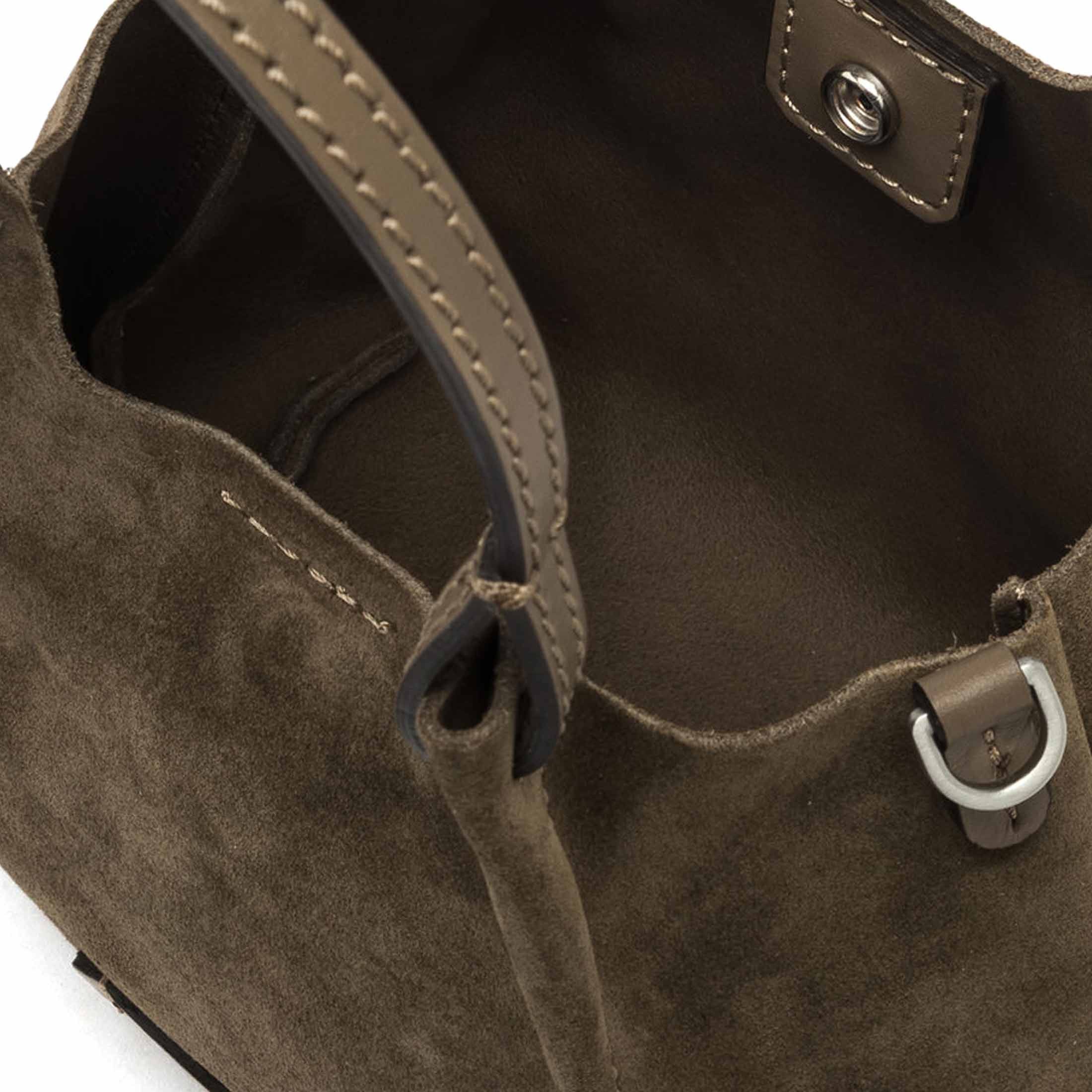 Gianni chiarini mini tracolla dua in camoscio da donna