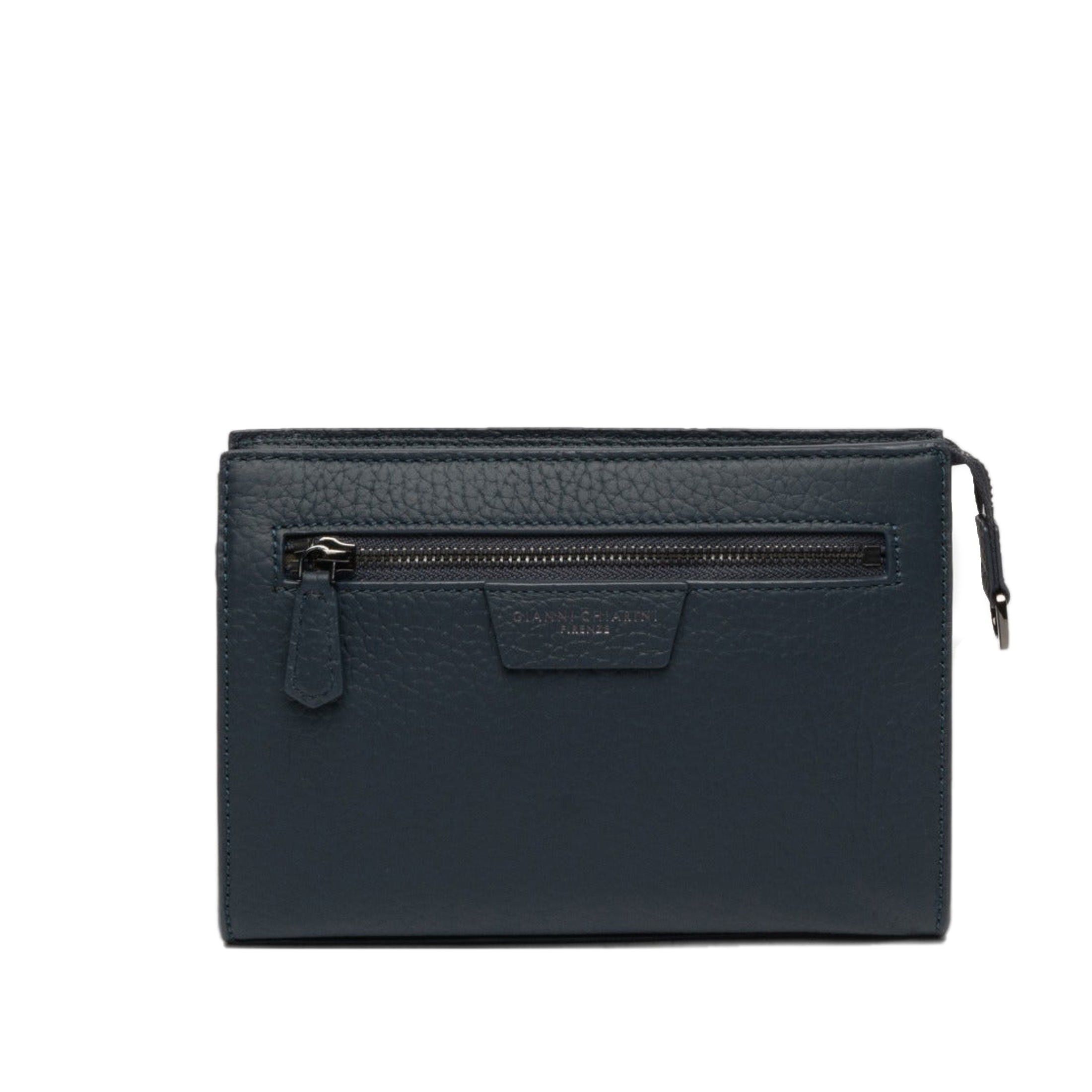 Gianni chiarini pochette florence in pelle martellata da uomo