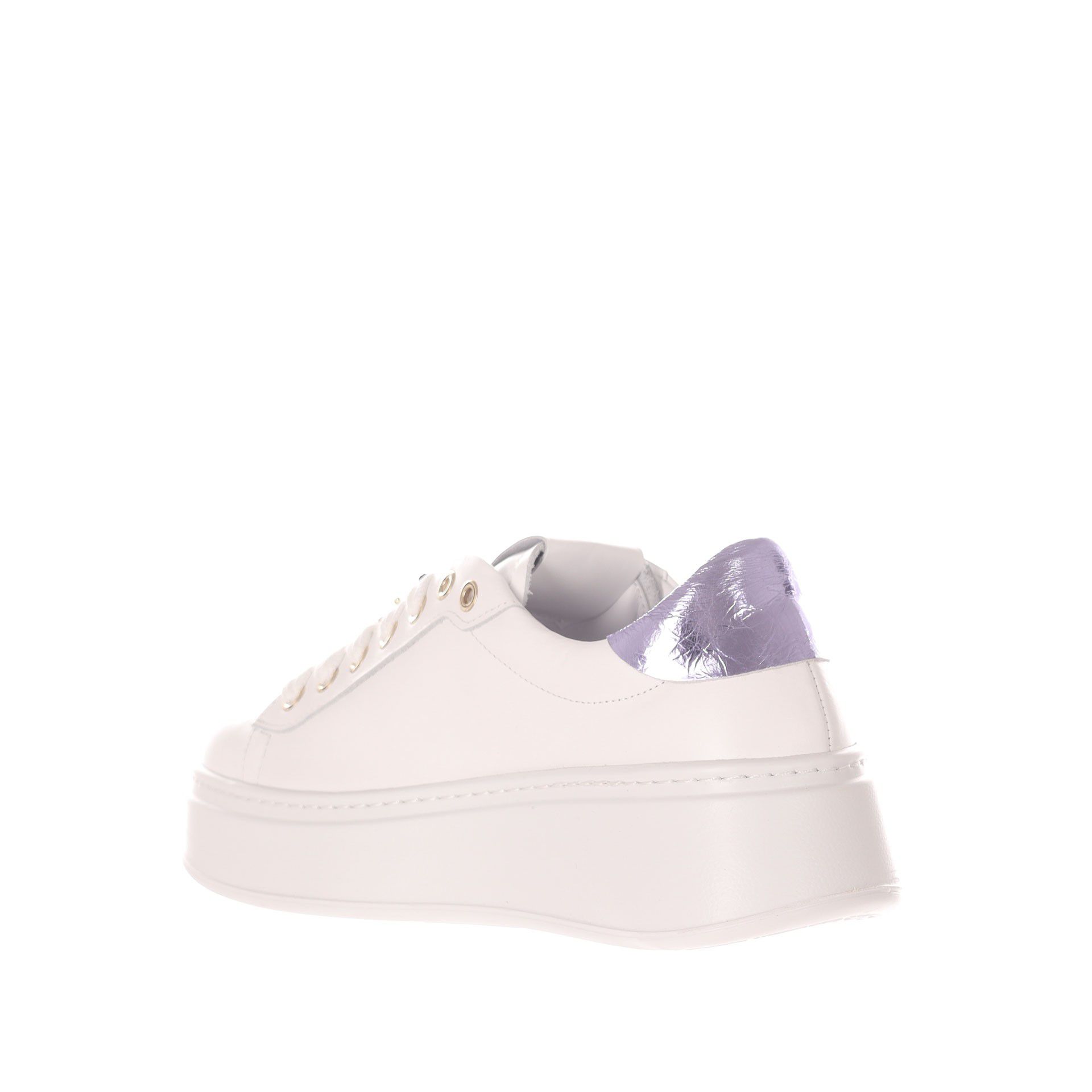 Gio+ sneaker in pelle con dettaglio gioiello da donna