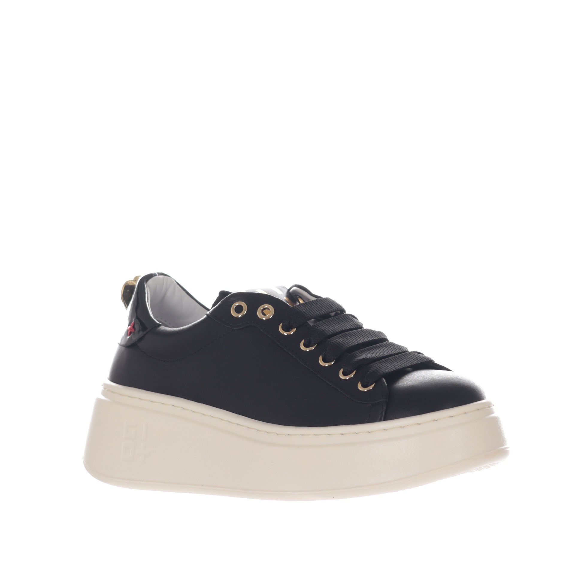 Gio+ sneaker in pelle con dettaglio gioiello da donna