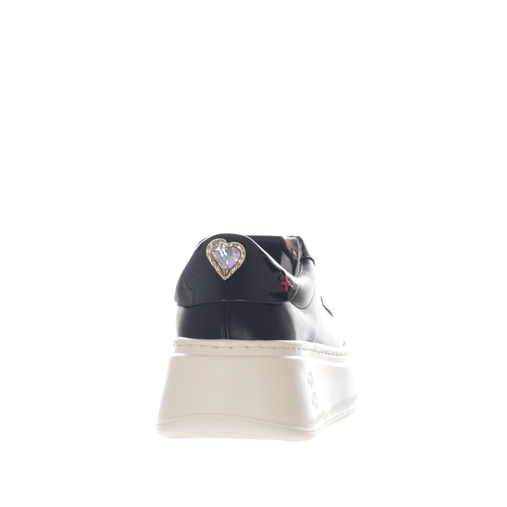 Gio+ sneaker in pelle con dettaglio gioiello da donna