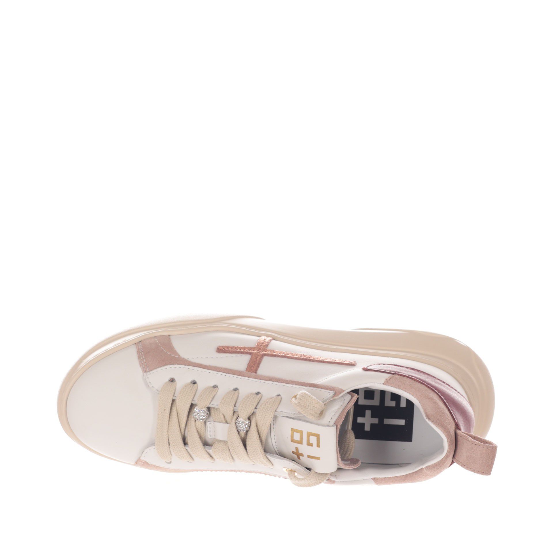 Gio+ sneaker in pelle e camoscio da donna