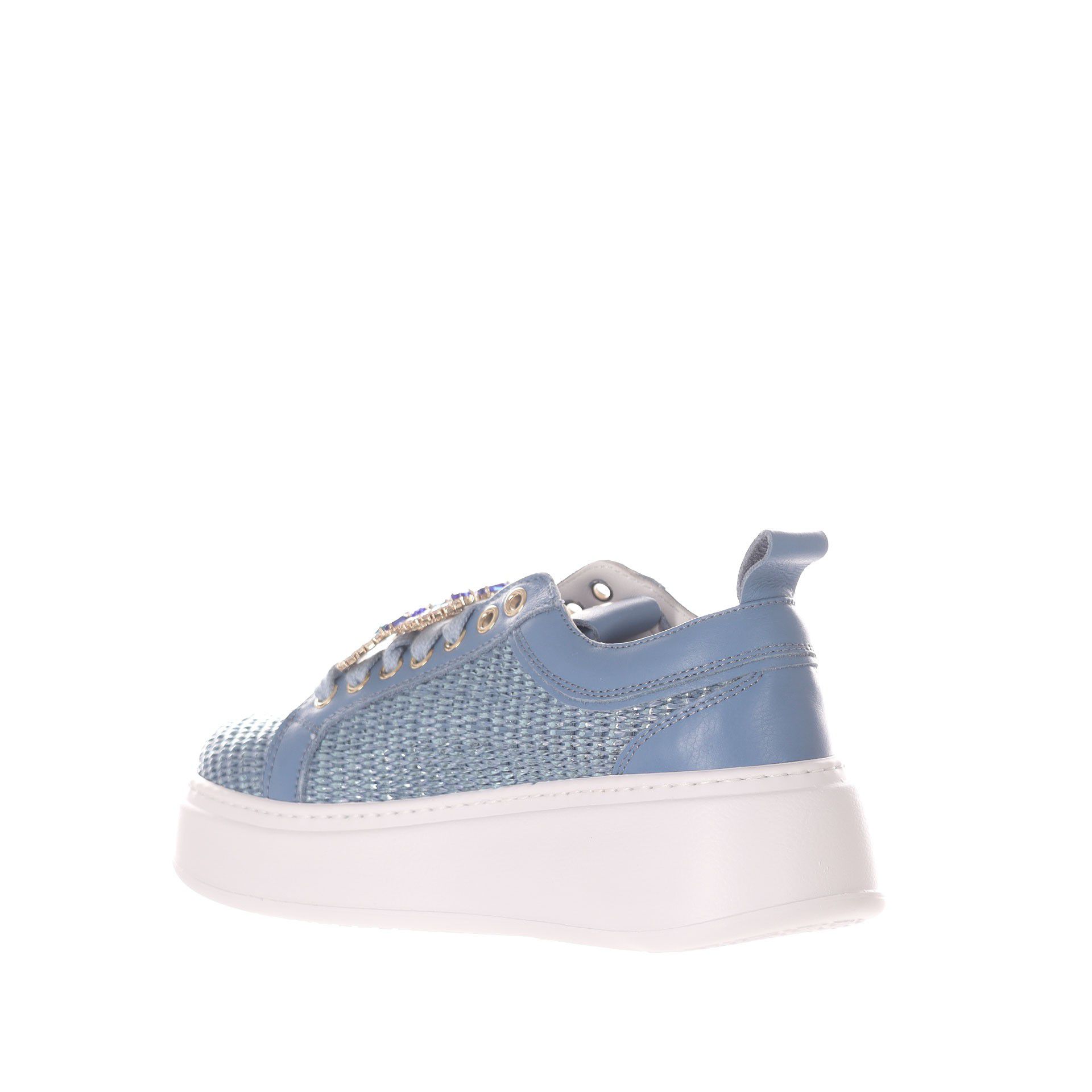 Gio+ sneaker in pelle intrecciata intrecciata da donna