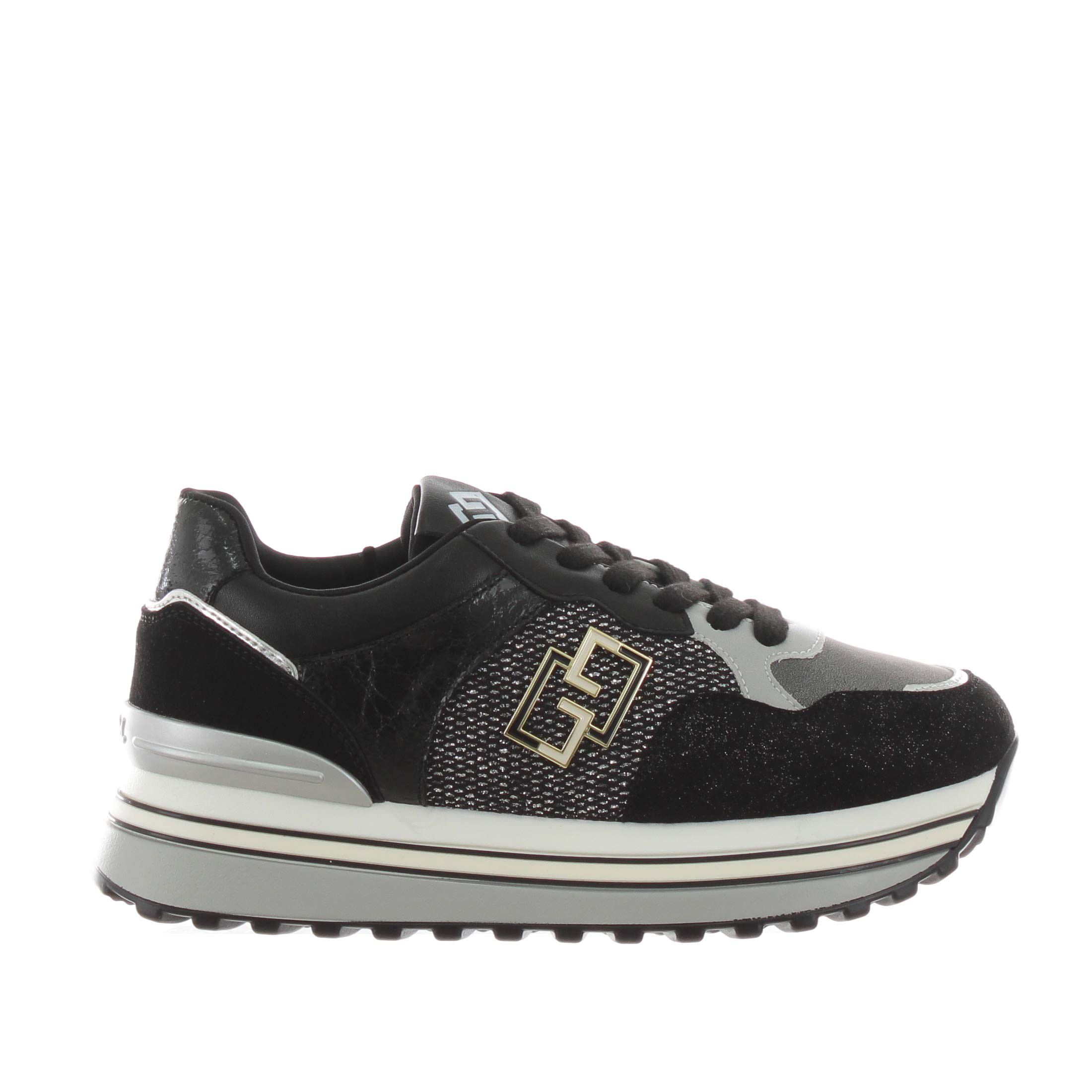 Gold&gold sneaker in camoscio shiny da donna