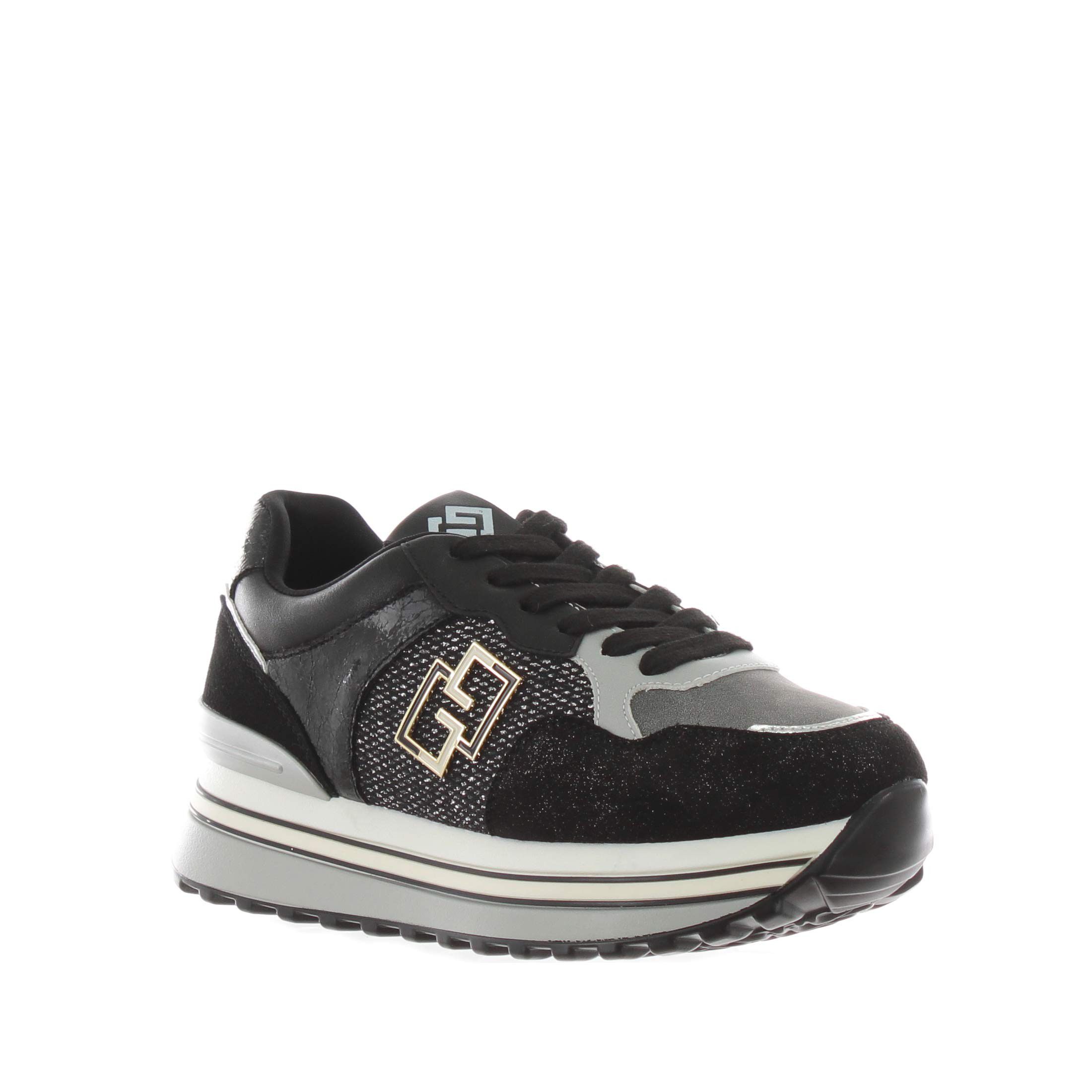 Gold&gold sneaker in camoscio shiny da donna