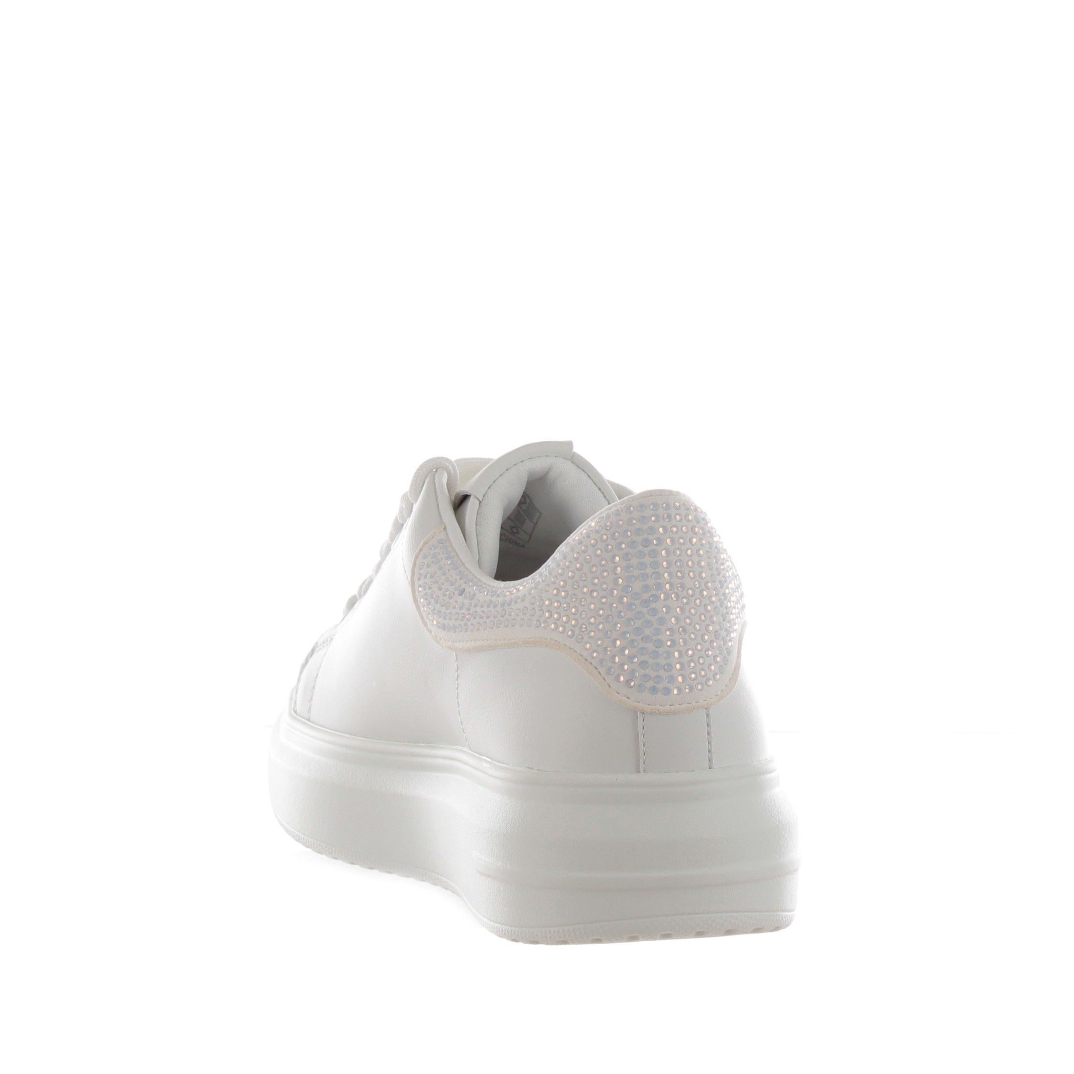 Gold&gold sneaker in pelle con dettaglio di strass da donna