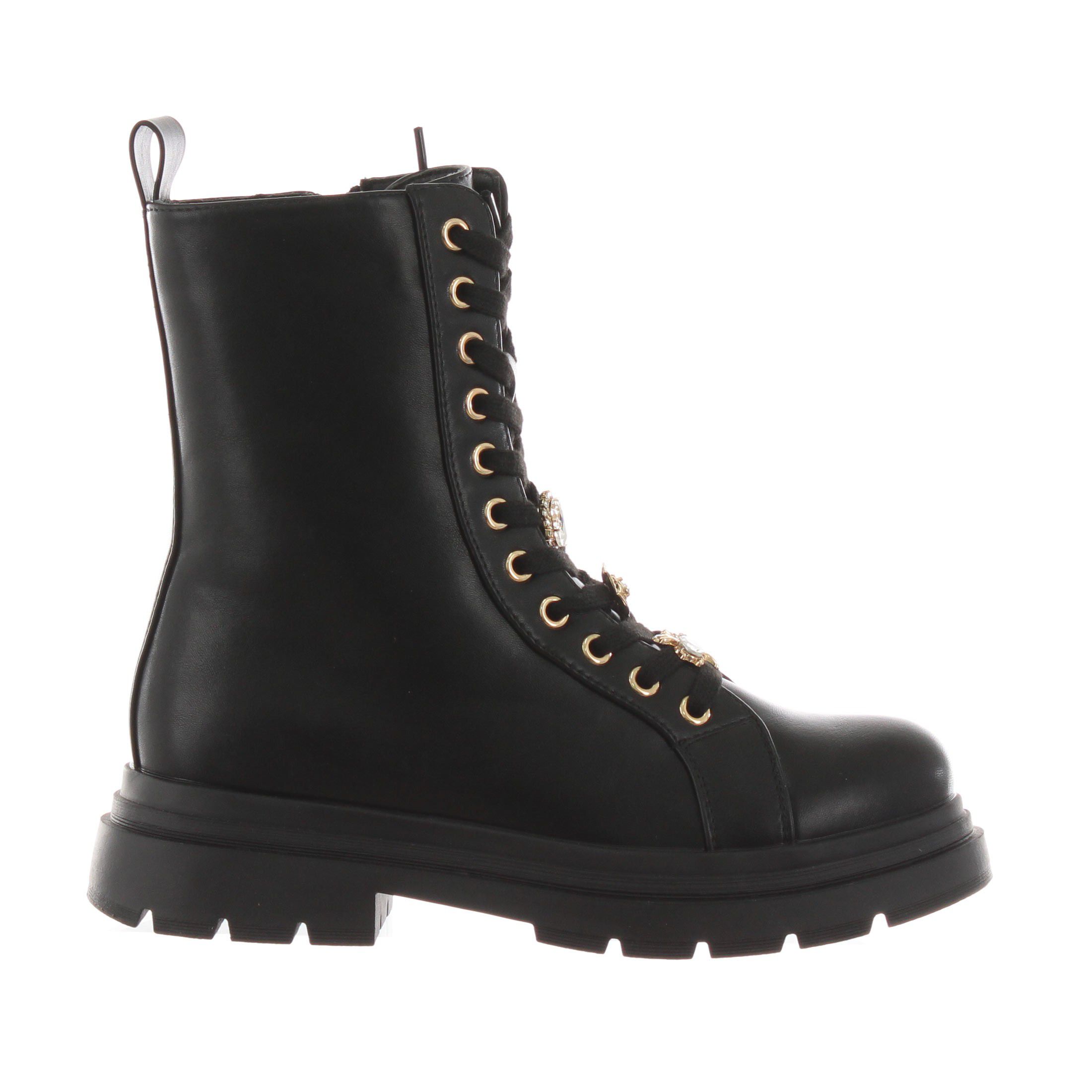 Gold&gold stivaletto allacciato in pelle da donna