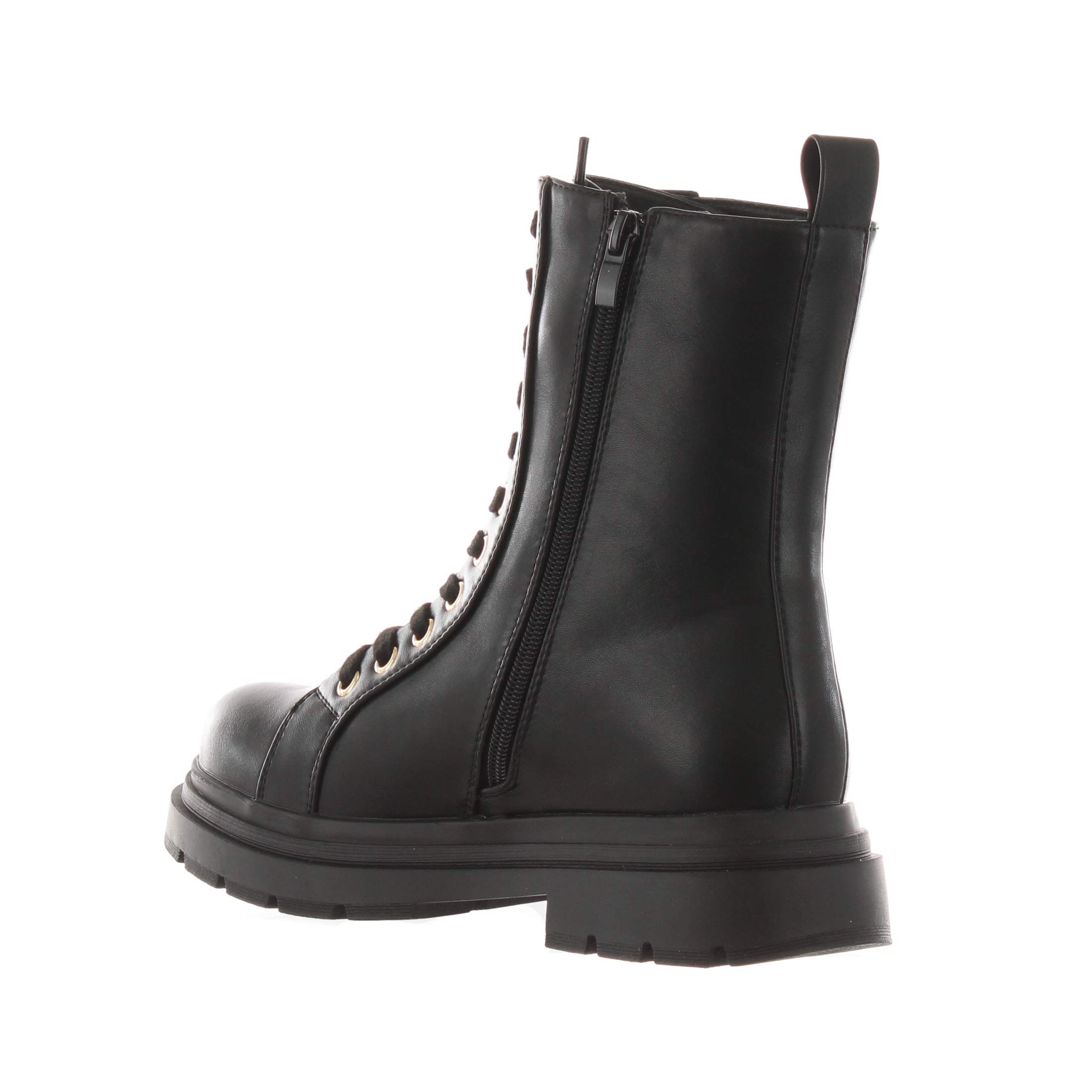 Gold&gold stivaletto allacciato in pelle da donna