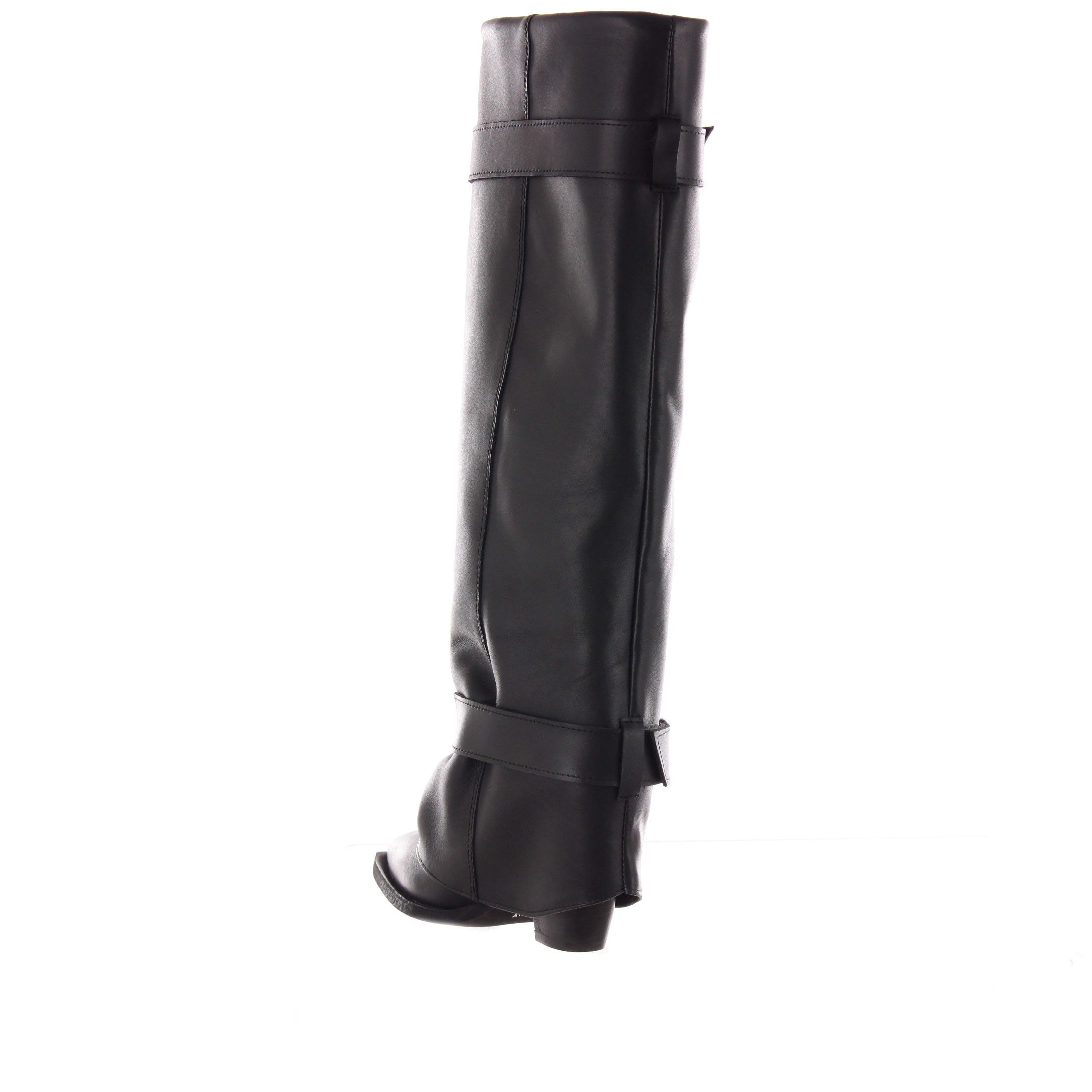 G.p. per noy stivale in pelle con zip e cinturino  da donna