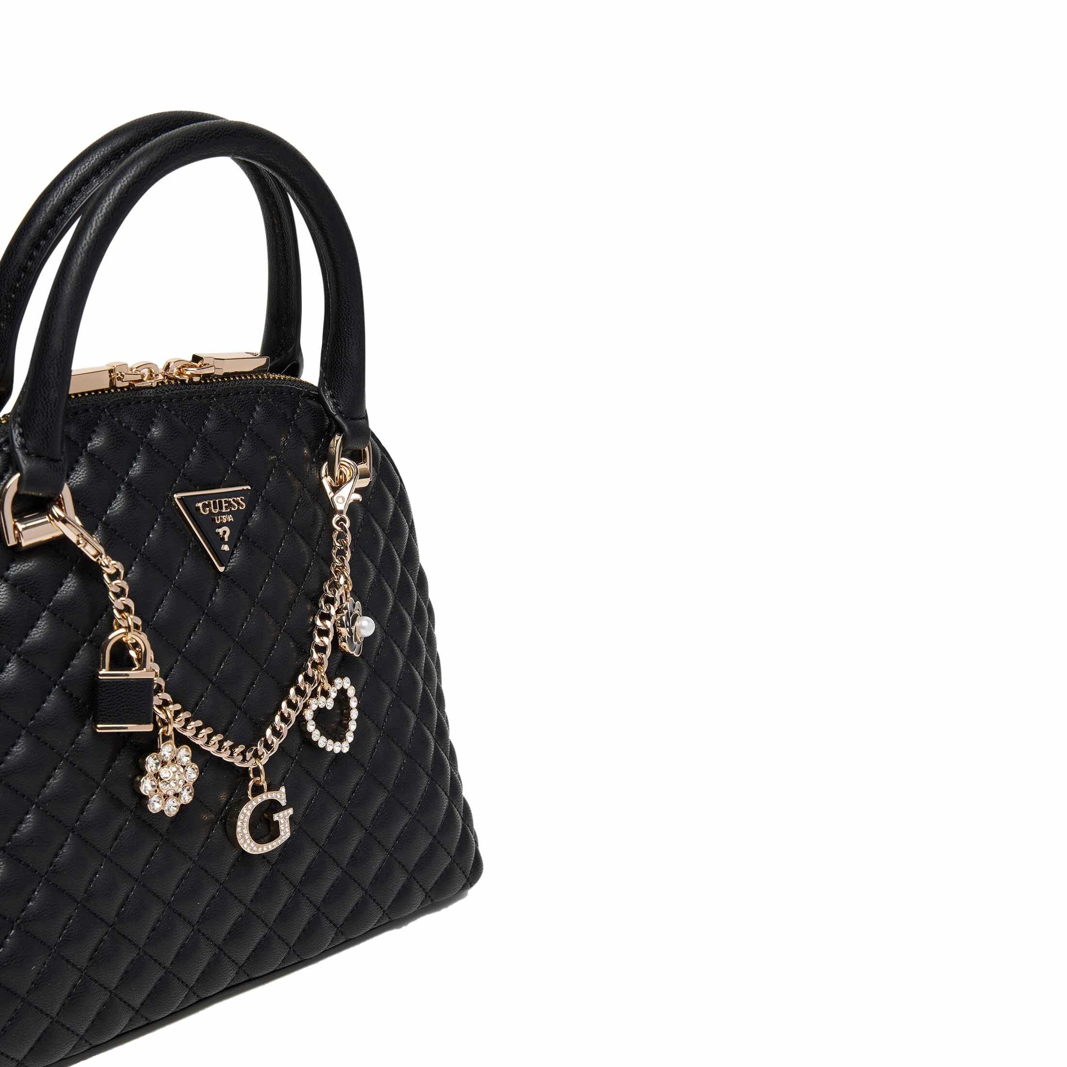 Guess borsa a mano everlee dome in similpelle da donna