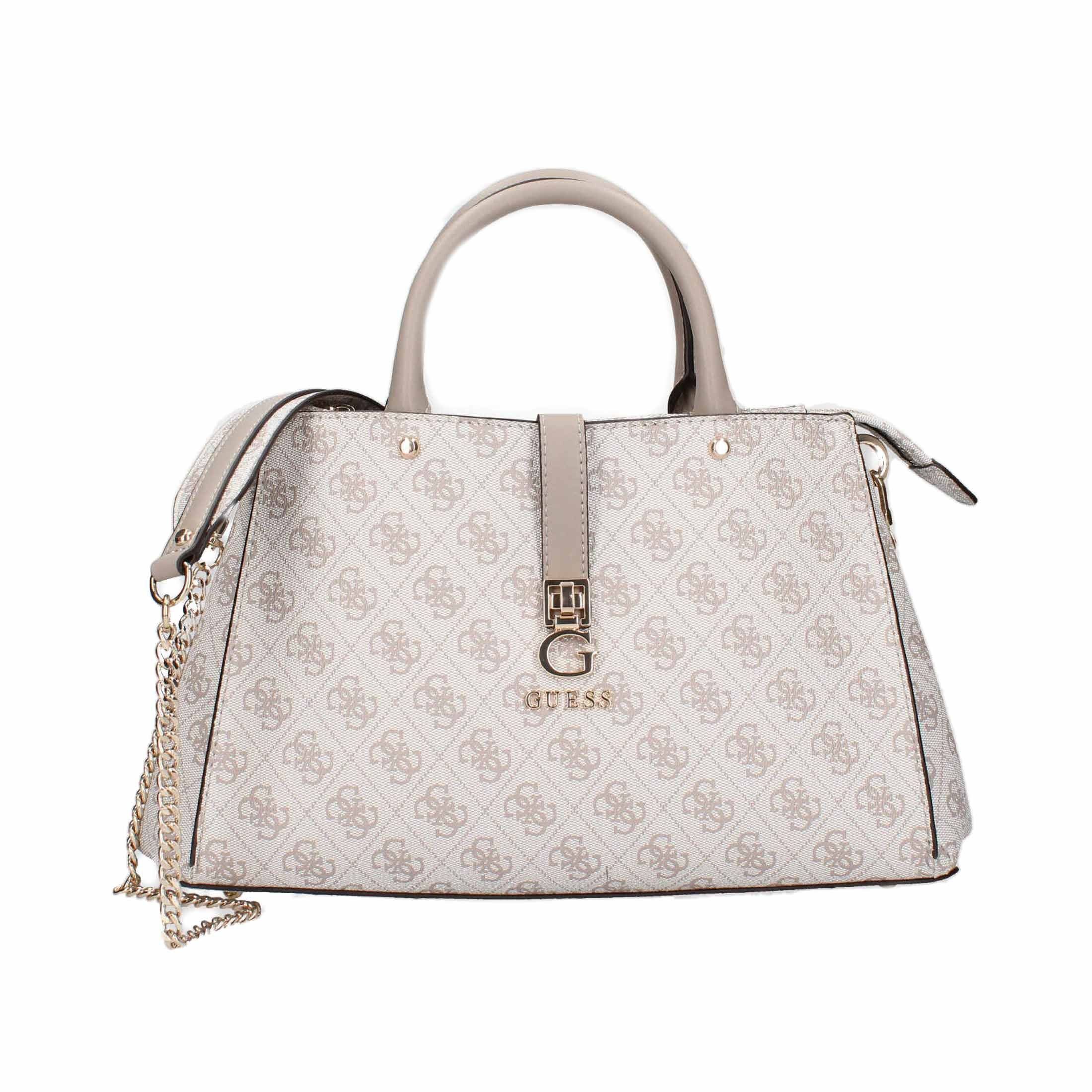 Guess borsa a mano zamira luxury satchel da donna