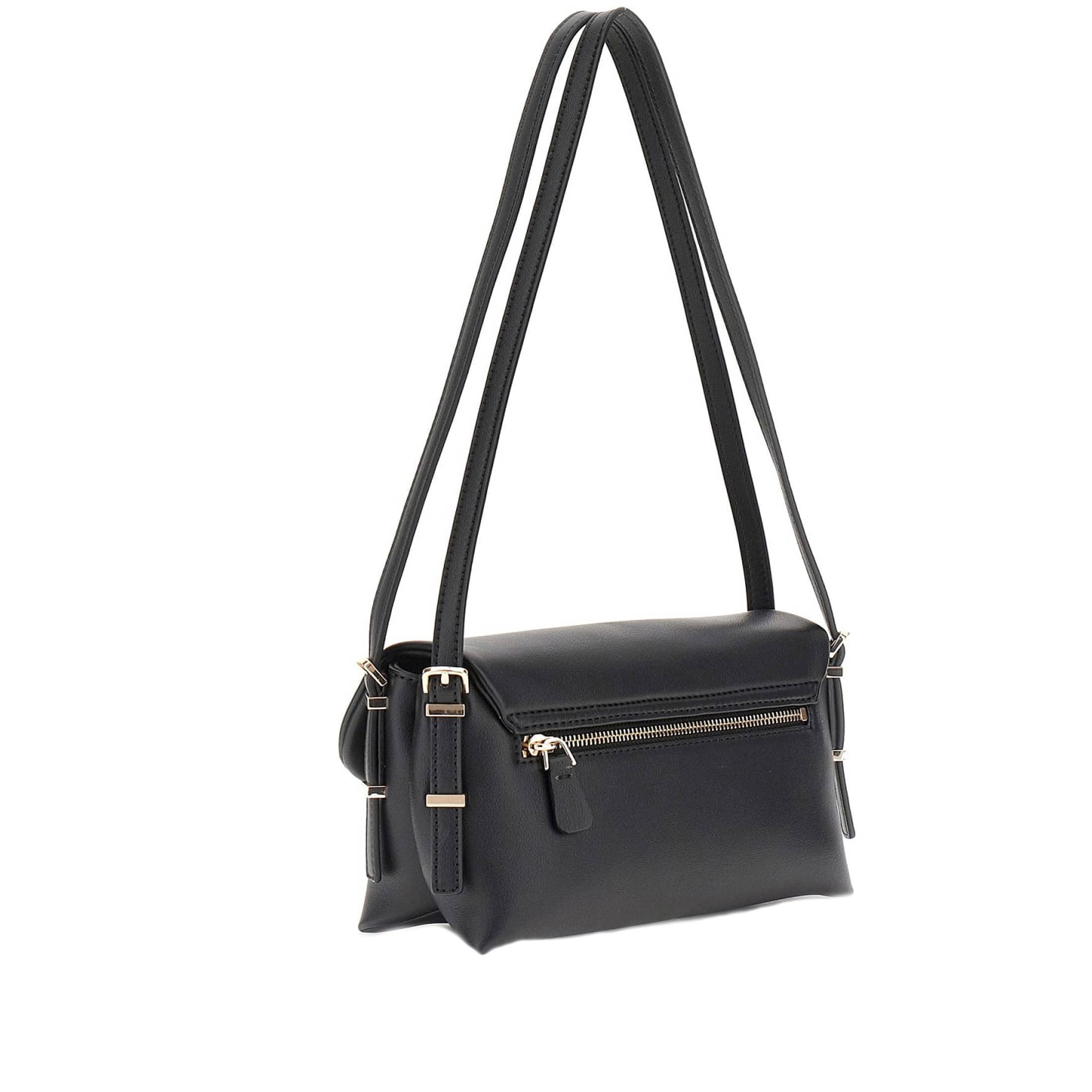 Guess borsa a spalla lefia flap in similpelle da donna