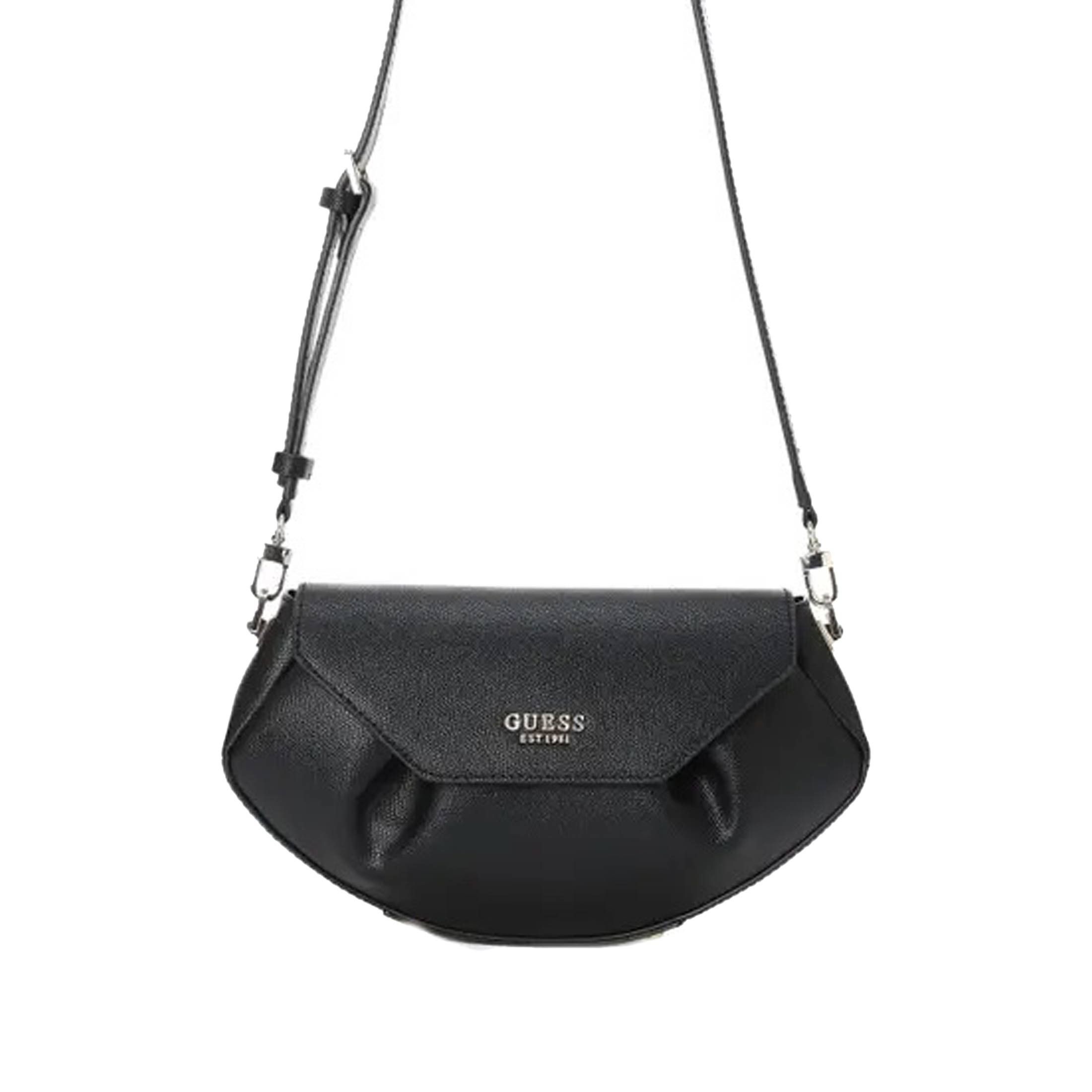 Guess crossbody amorette flap in similpelle saffiano da donna
