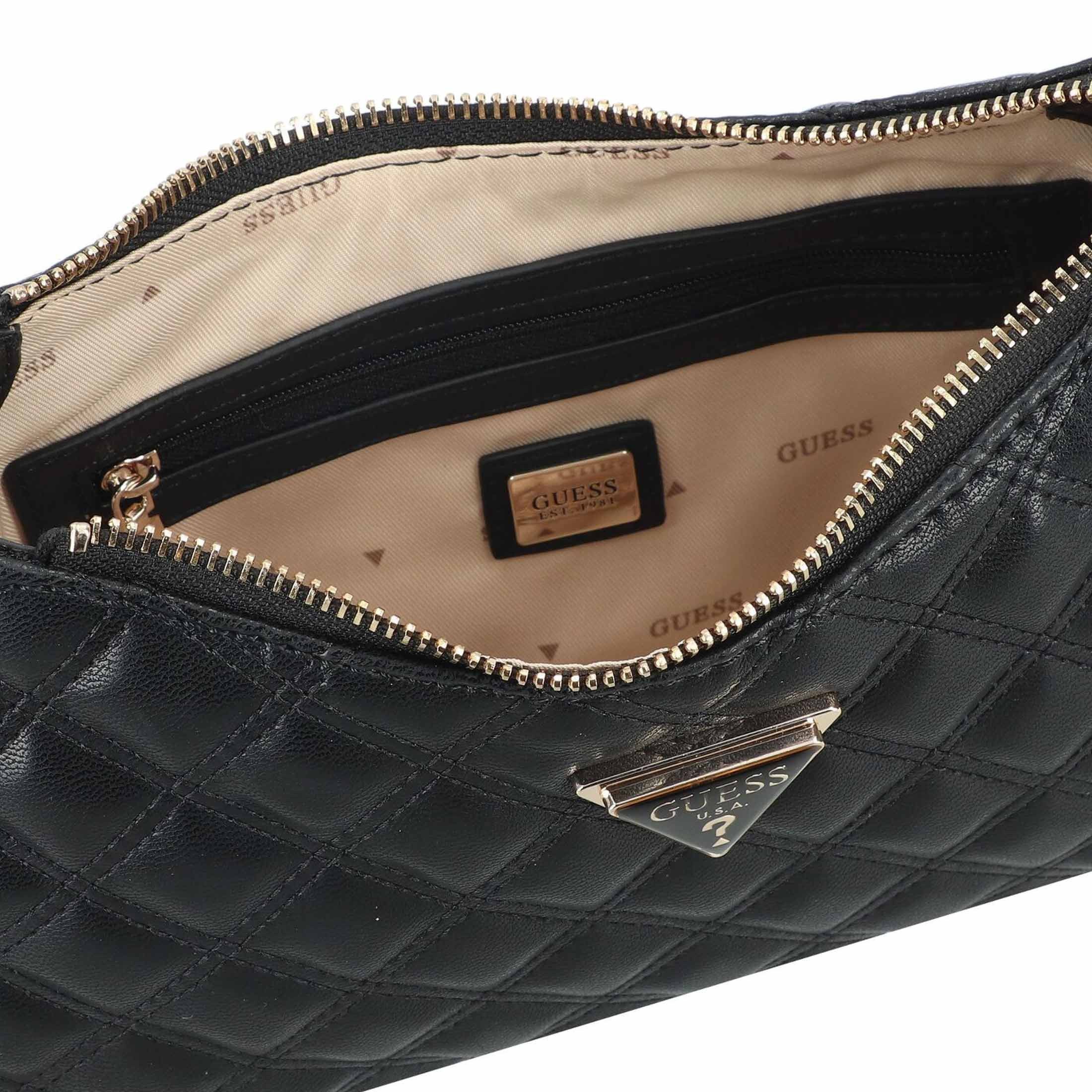 Guess giully top zip shoulder bag da donna