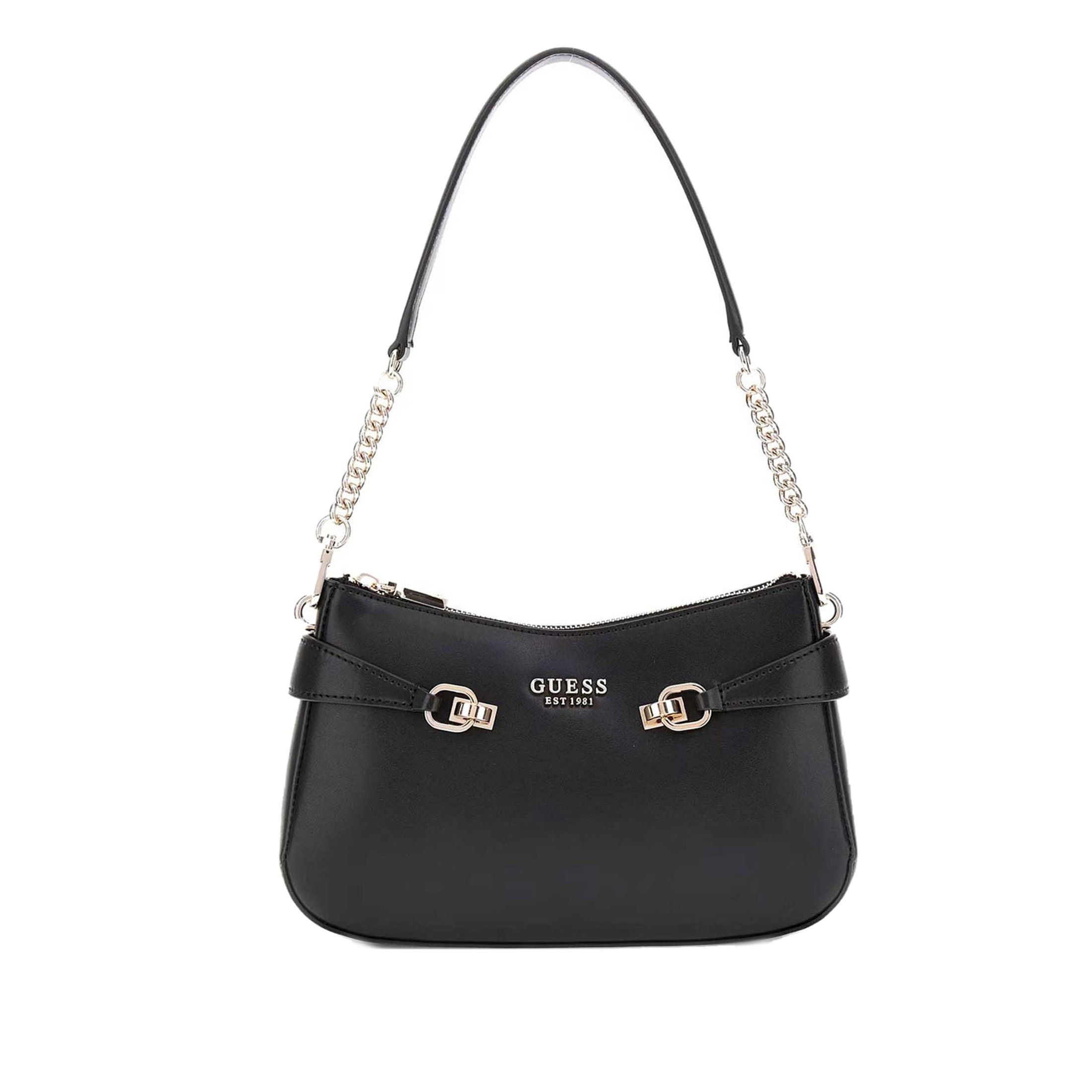 Guess lorelei top zip shoulder bag da donna