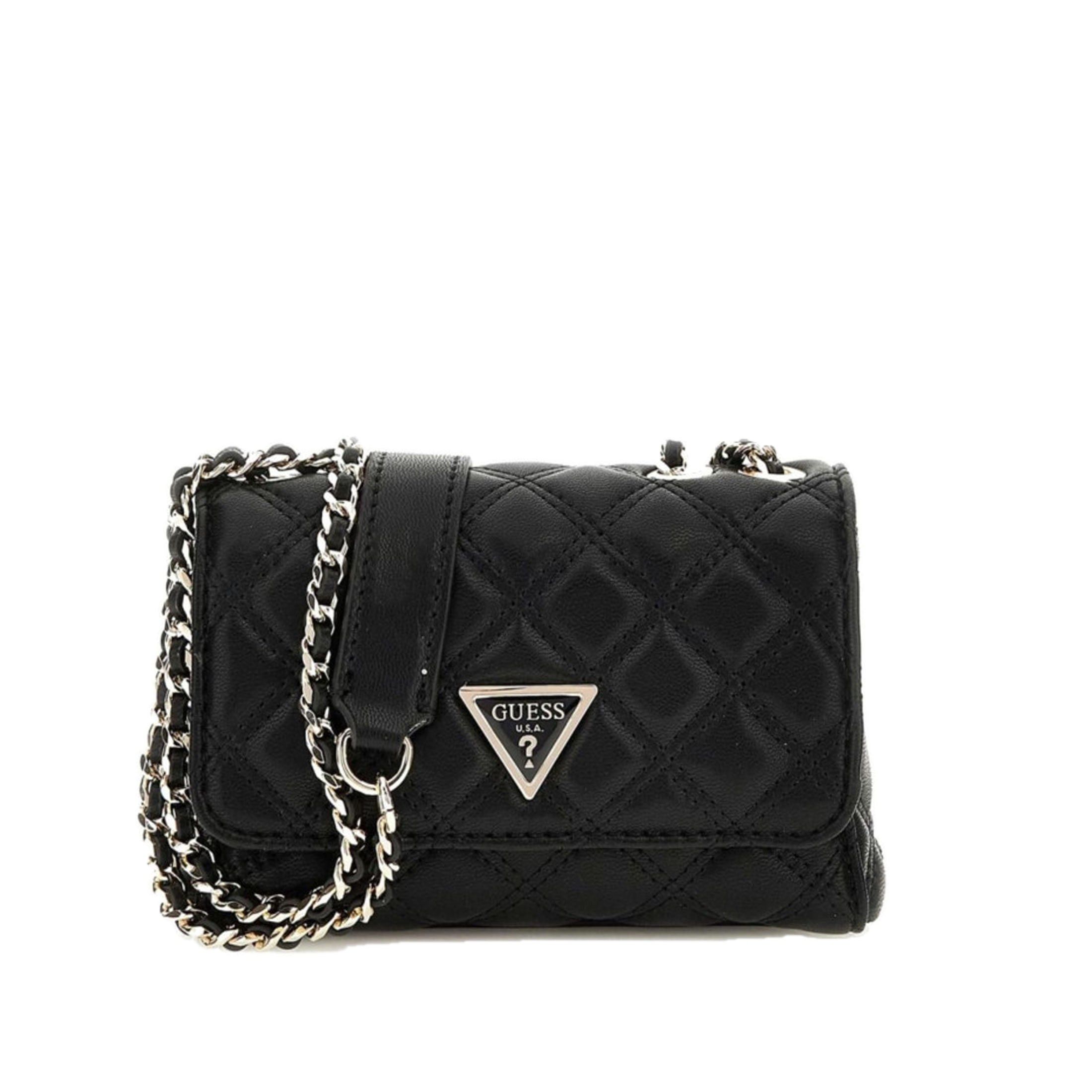 Guess mini tracolla giully in similpelle matelllasse da donna